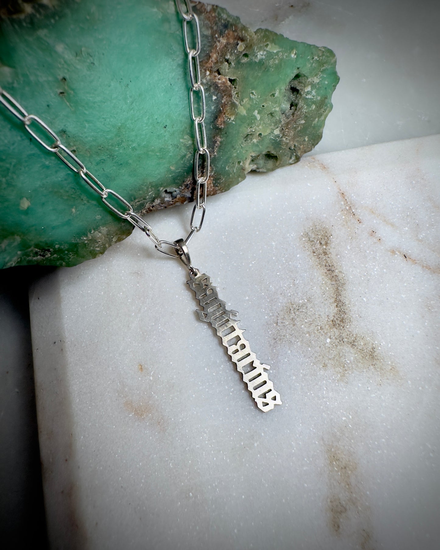 Gothic Zodiac Charms in Sterling Silver