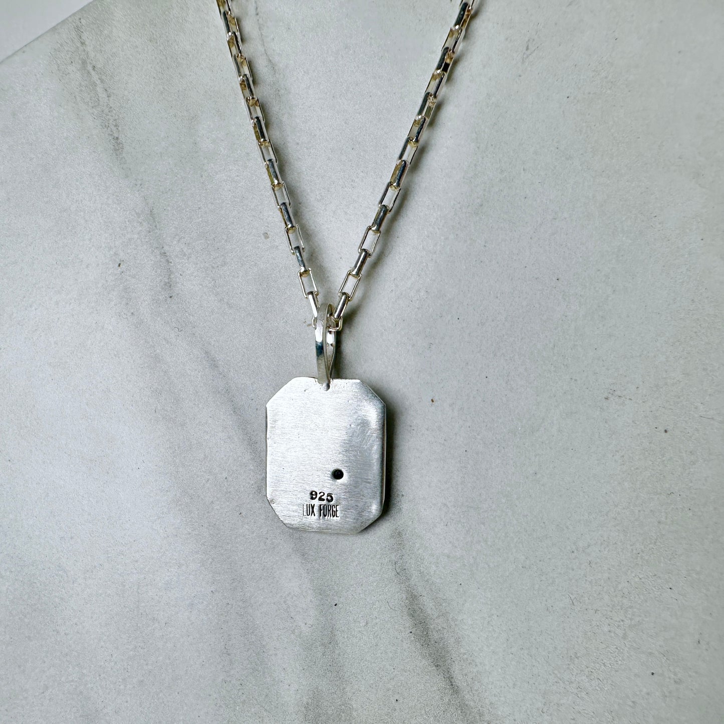 Celestial Sapphire Charm Pendant | Sterling Silver