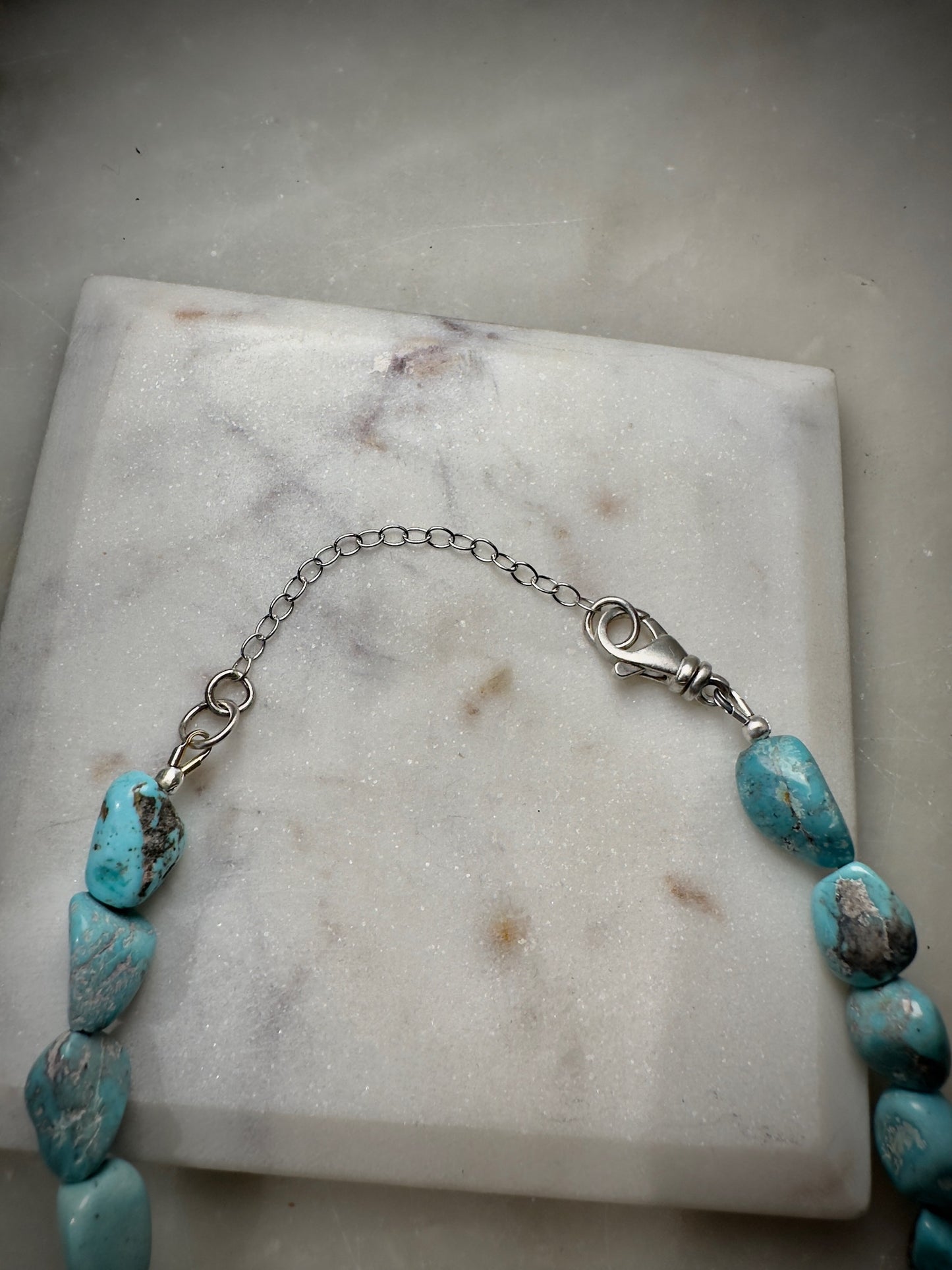 Adjustable Beaded Turquoise Necklace