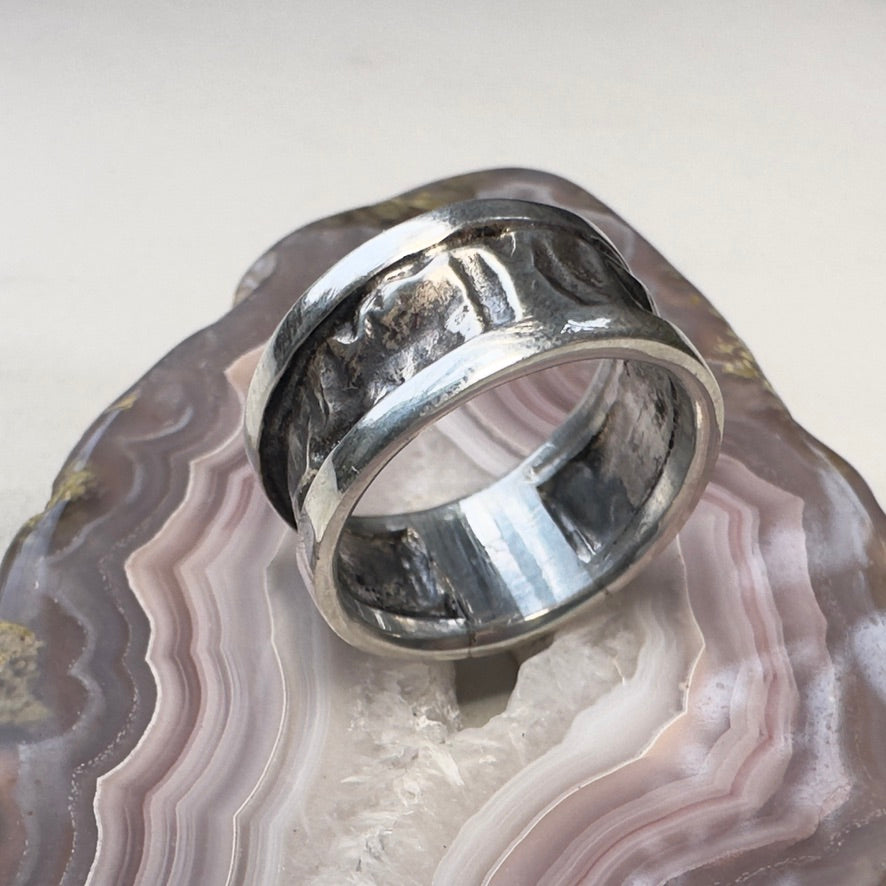 Reticulated Band | Sterling Silver