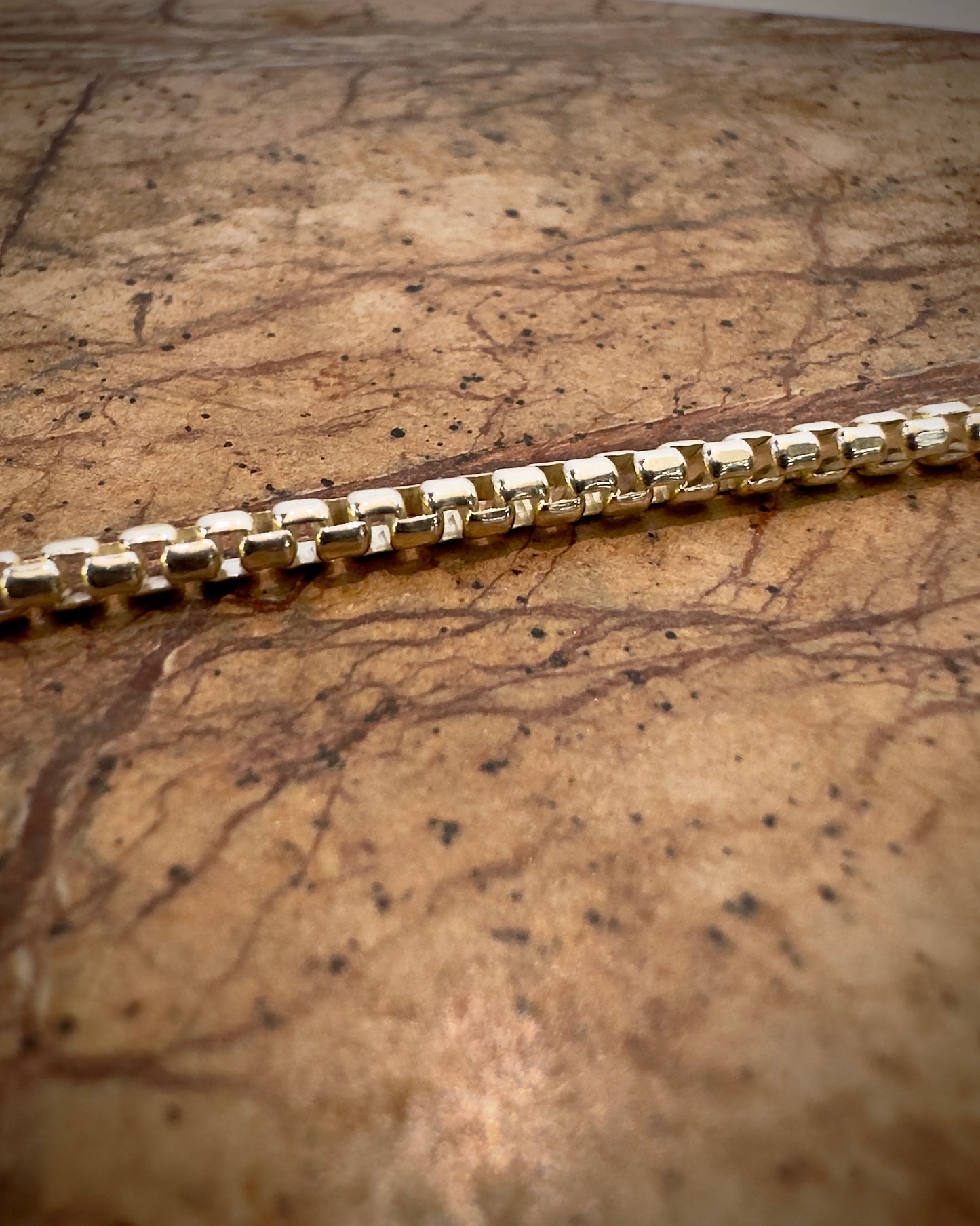 Rounded Box Chain | Sterling Silver | 2.1mm wide