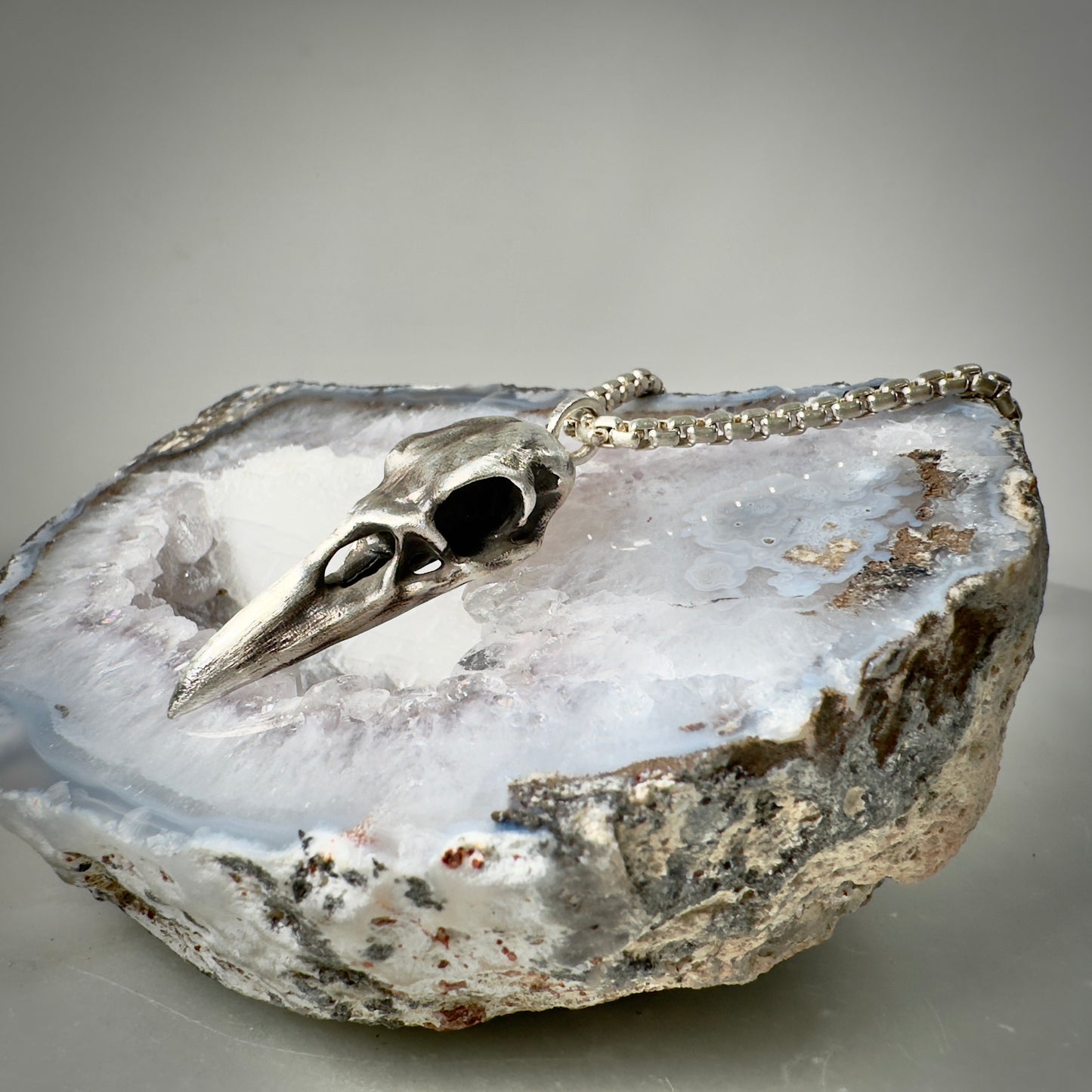 Raven Skull Pendant