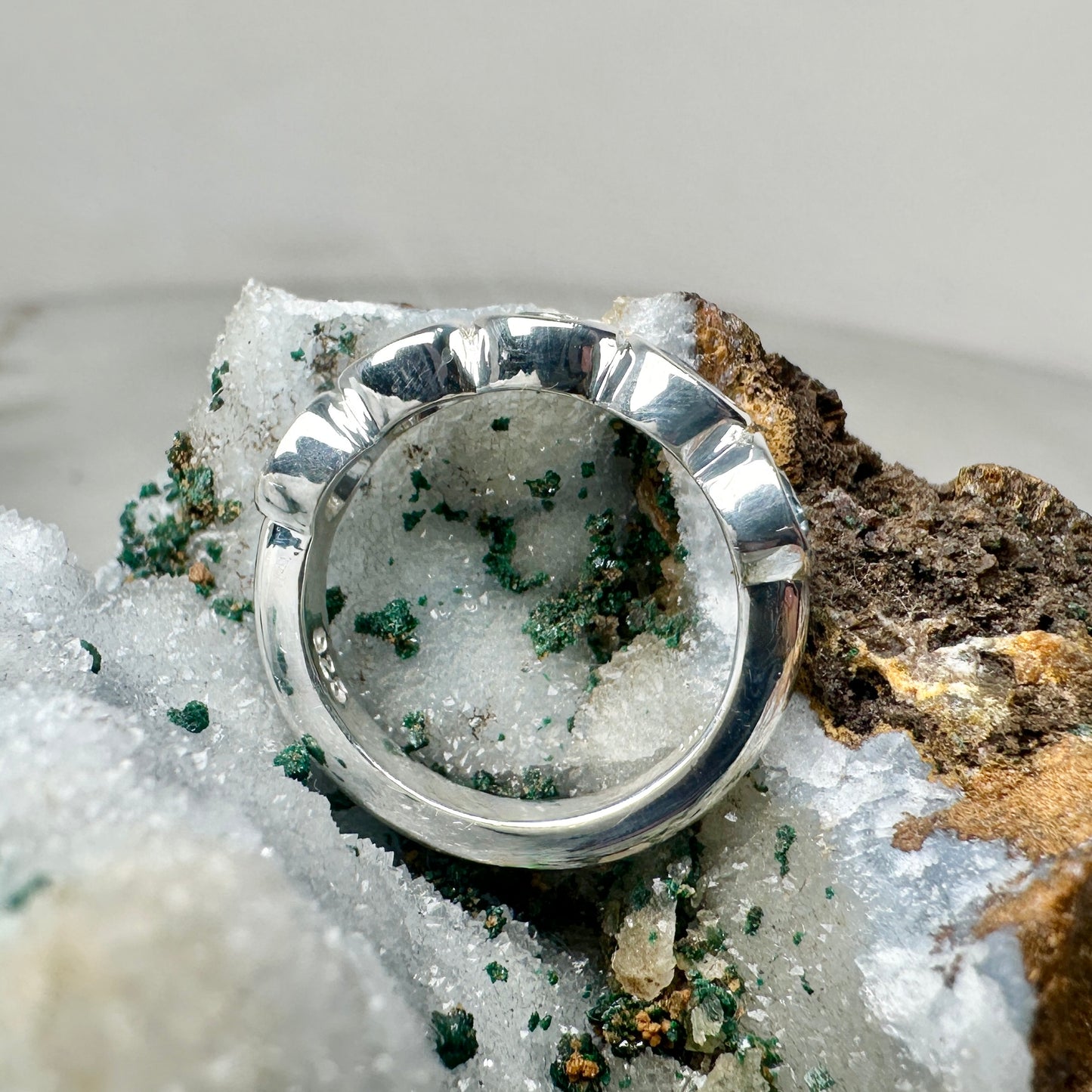 Five Stone Sapphire Ombre Ring | Sterling Silver