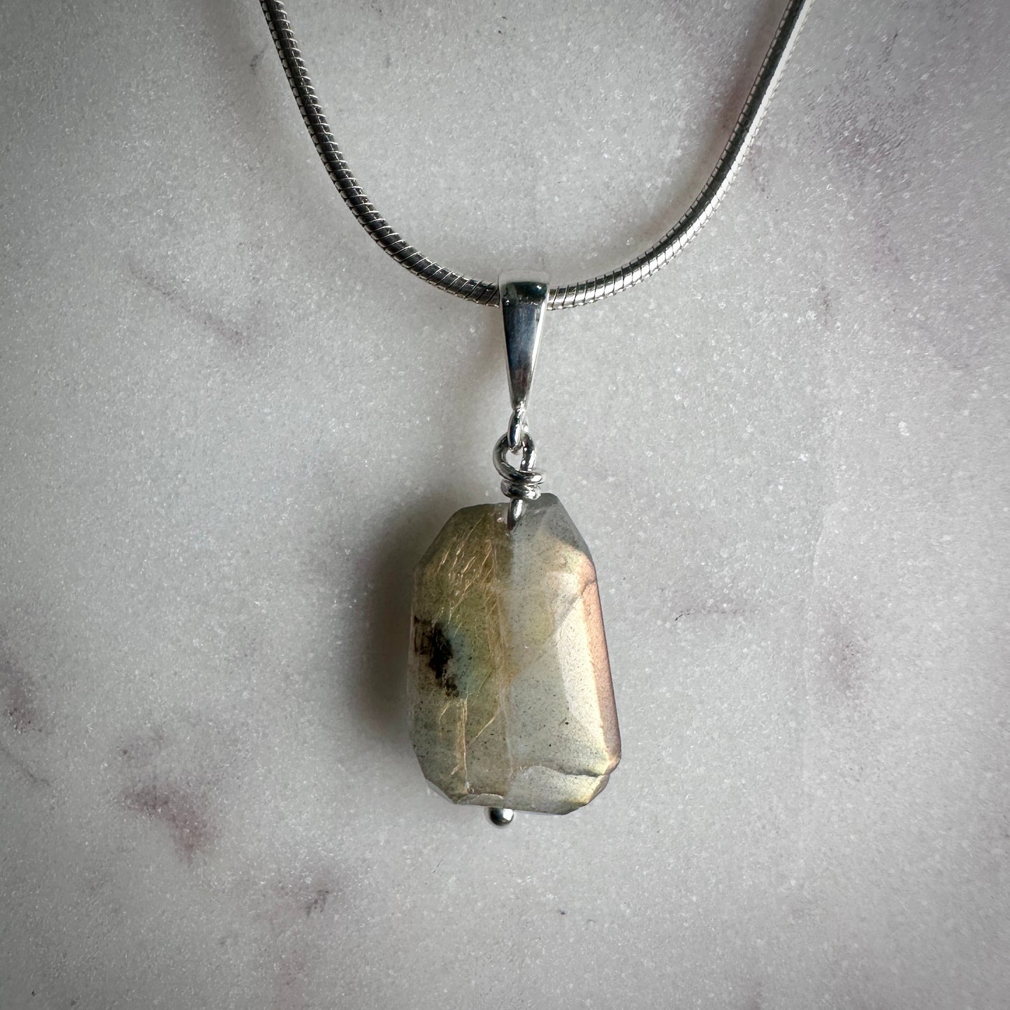 Gemstone Bead Dangle Charms | Sterling Silver
