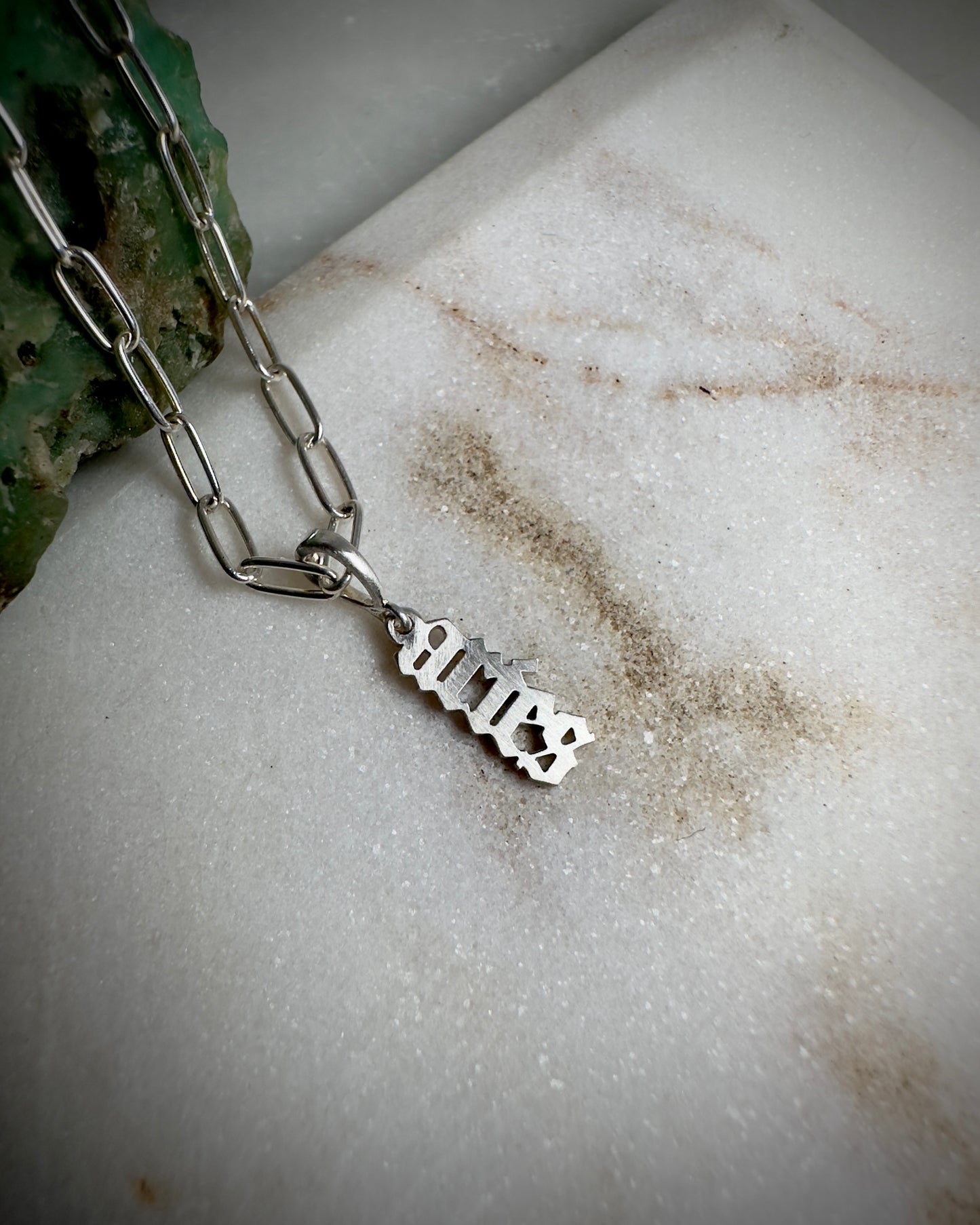 Gothic Zodiac Charms in Sterling Silver
