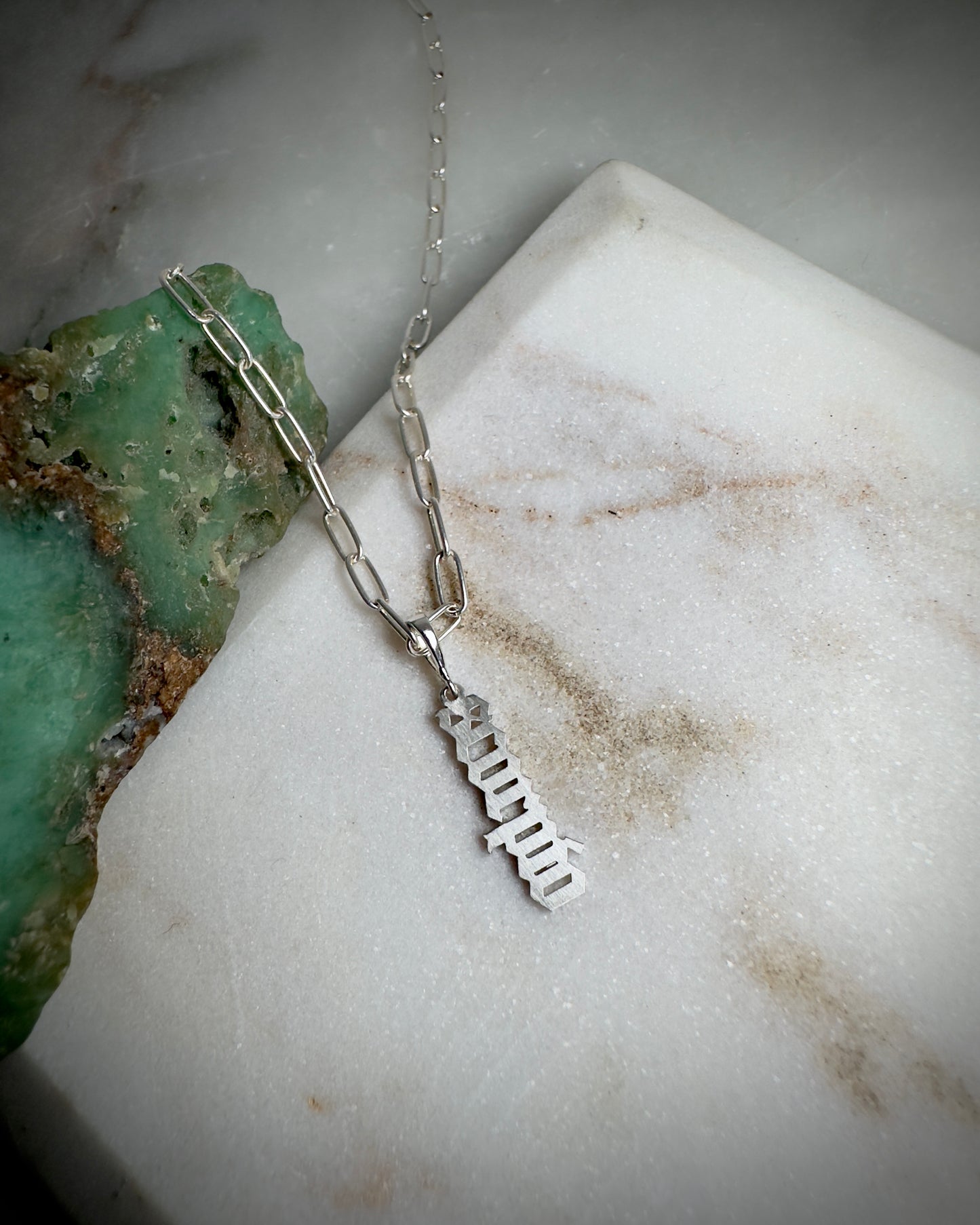 Gothic Zodiac Charms in Sterling Silver
