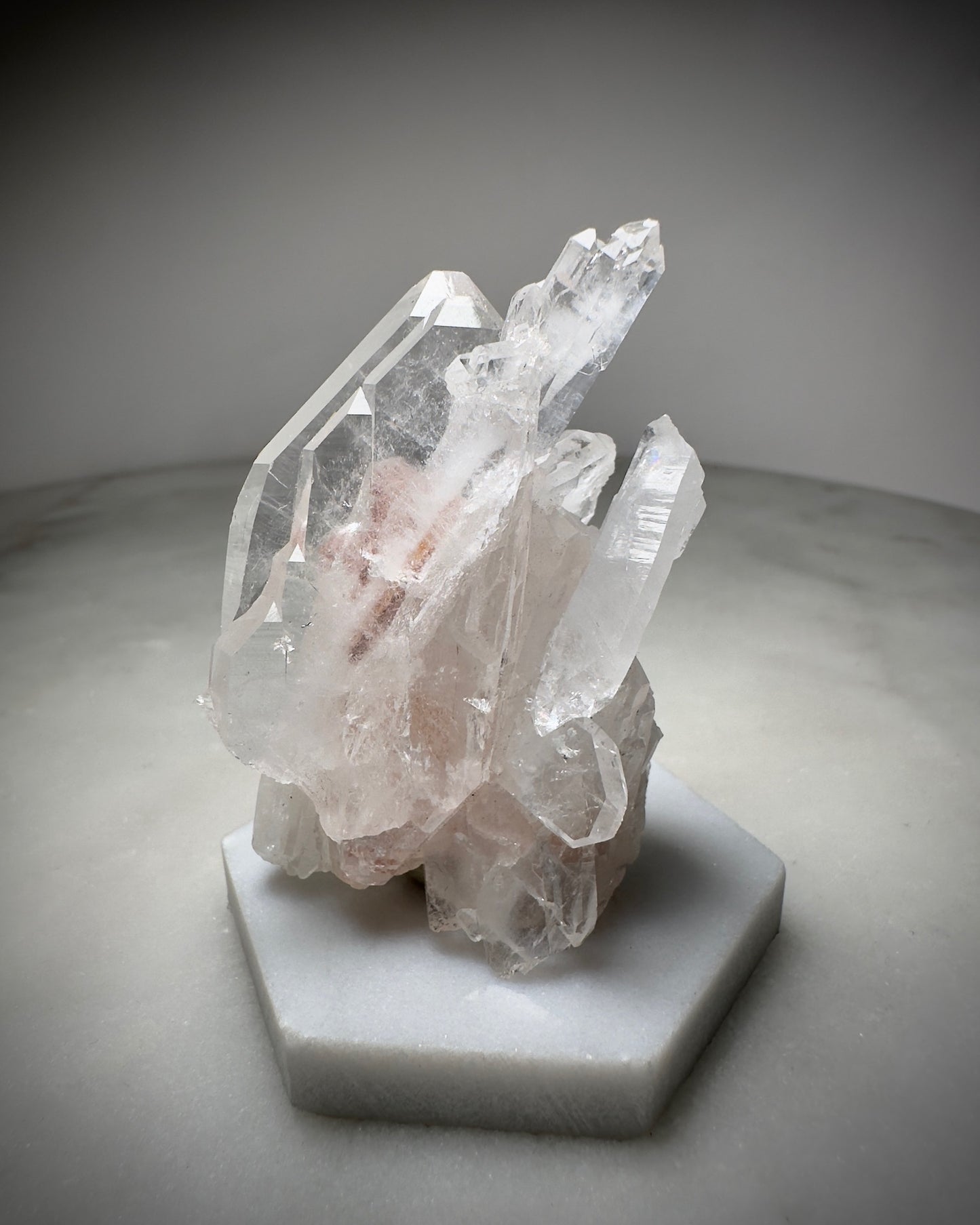 Pink Lemurian Quartz - Faden Formation