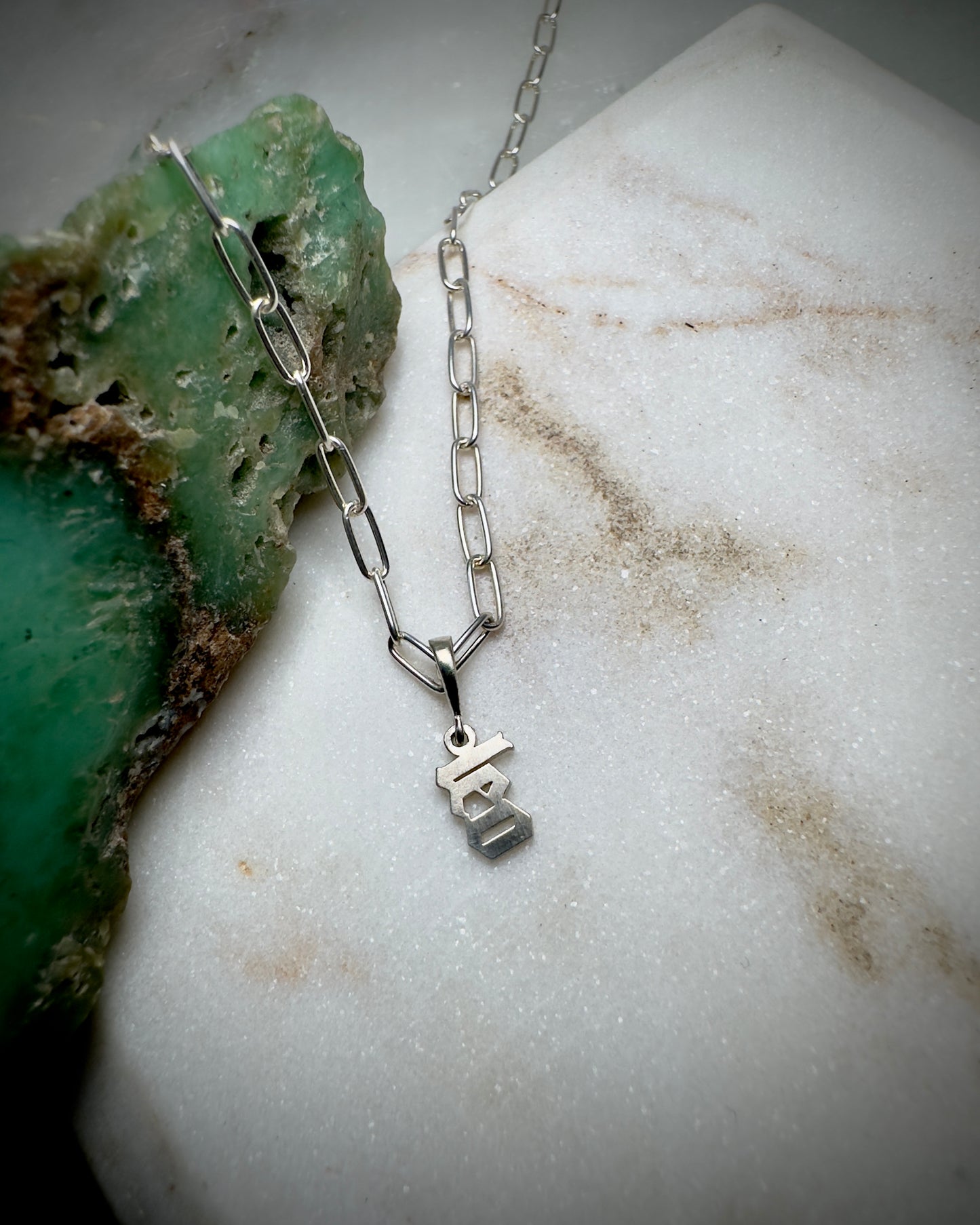 Gothic Zodiac Charms in Sterling Silver