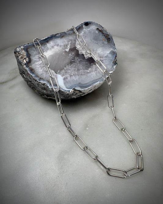 Paperclip Chain | Sterling Silver | 6mm wide