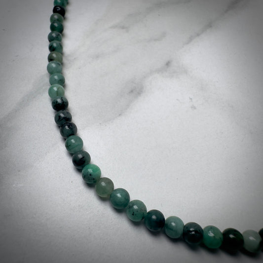 Emerald Beaded Necklace