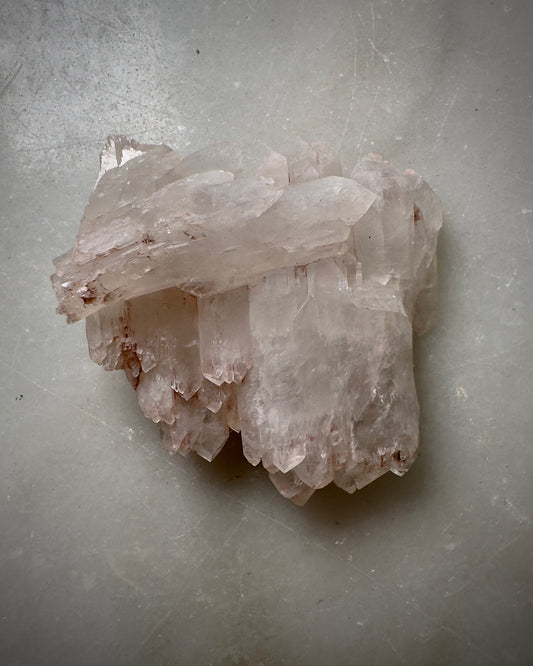 Pink Lemurian Quartz Floater Cluster