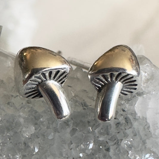 Single Symbolism Stud Earrings | Sterling Silver