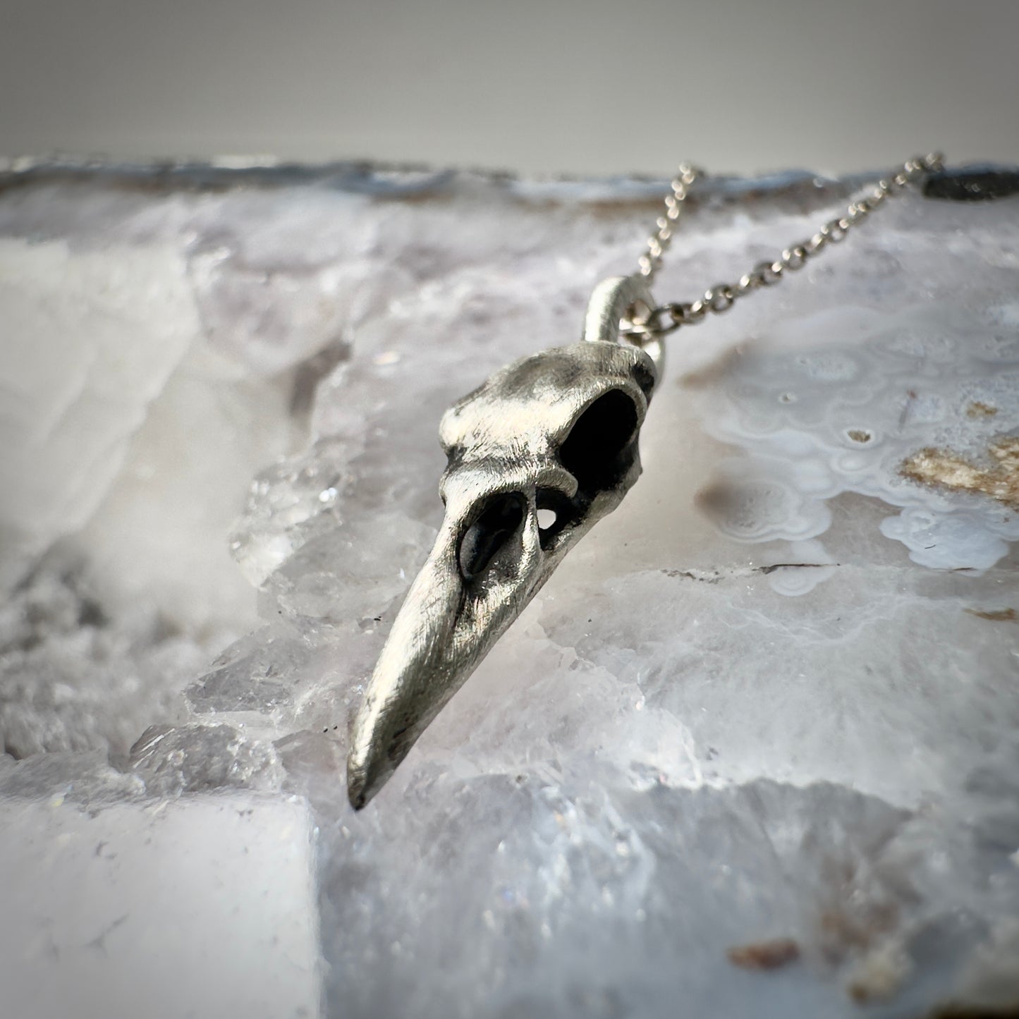 Raven Skull Pendant