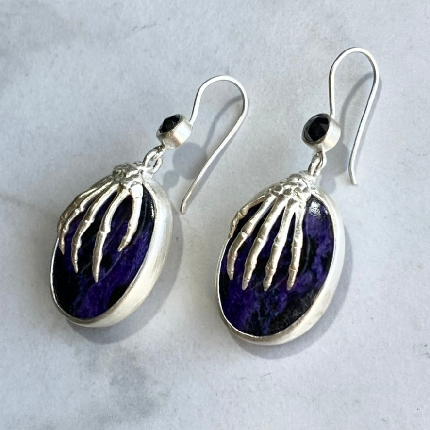 Skeleton Hand Earrings
