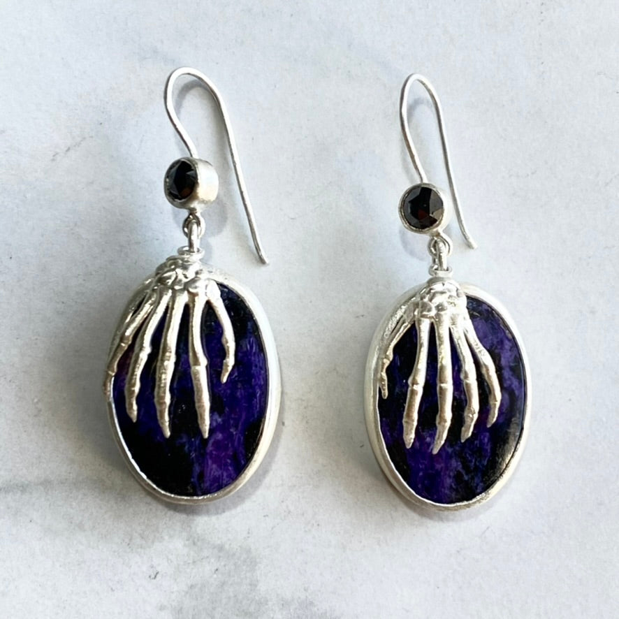 Skeleton Hand Earrings