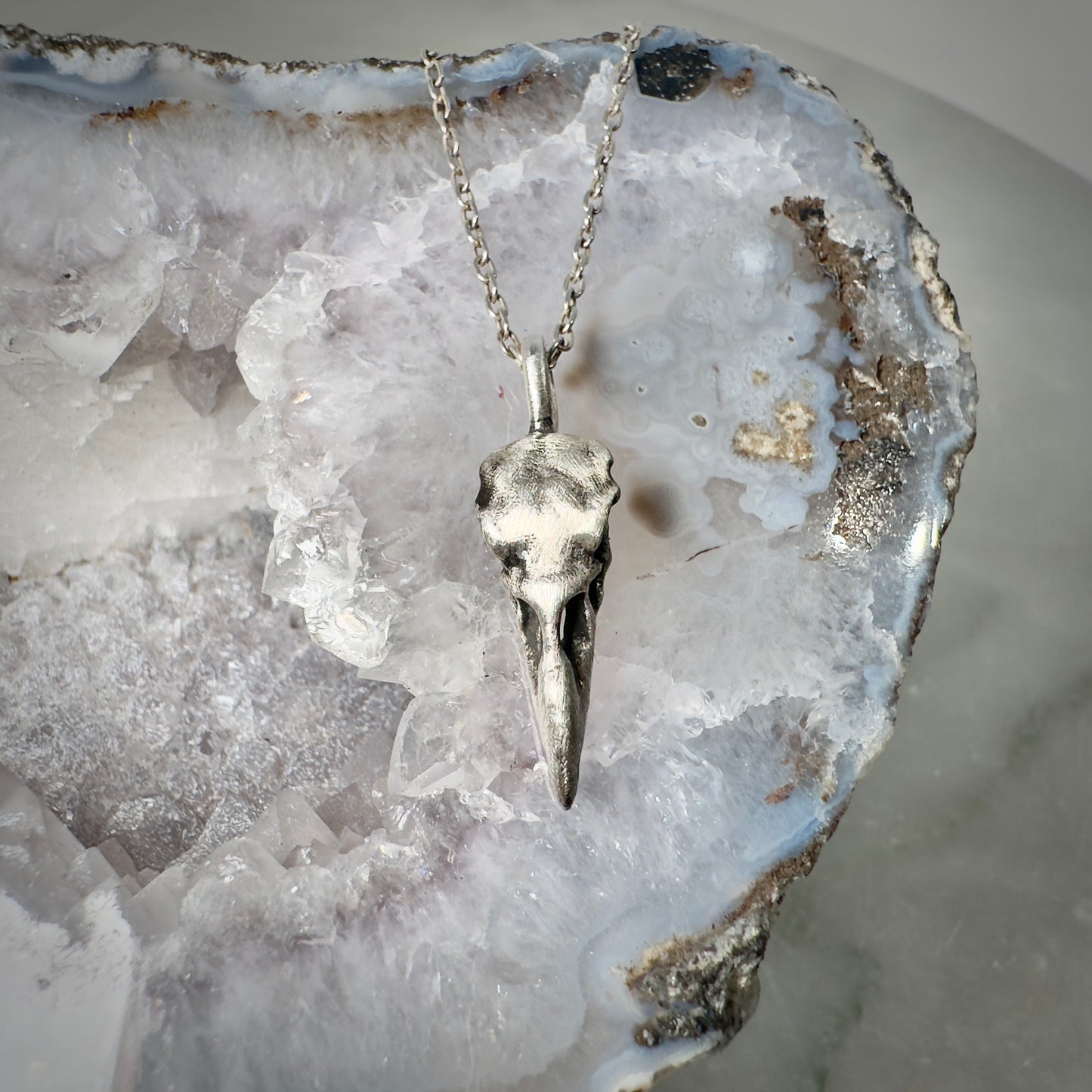 Raven Skull Pendant