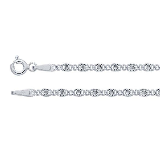 Medium Starburst Chain | Sterling Silver | 2.5mm Wide
