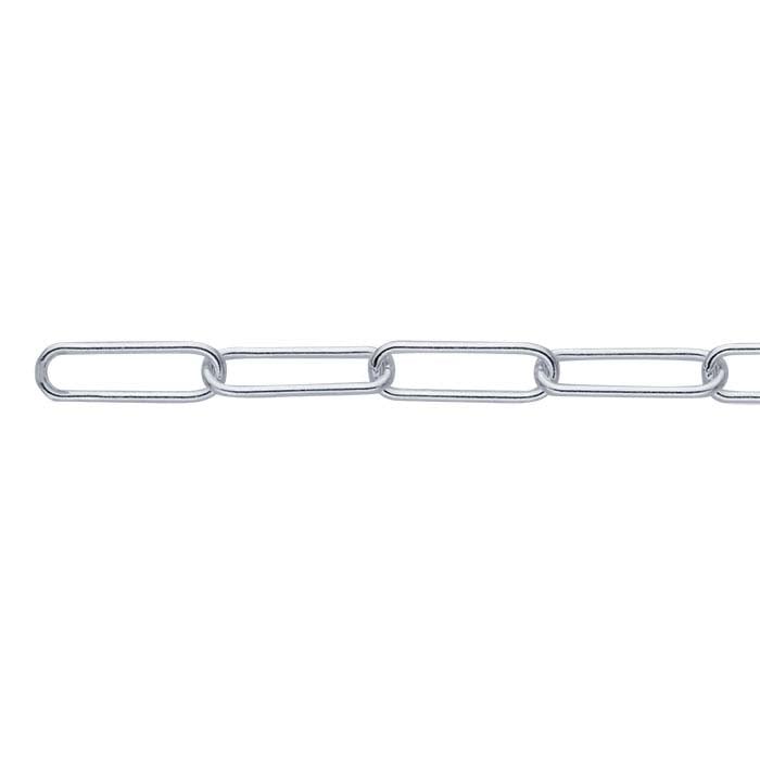 Medium Paperclip Chain in Sterling Silver | 3.5mm wide