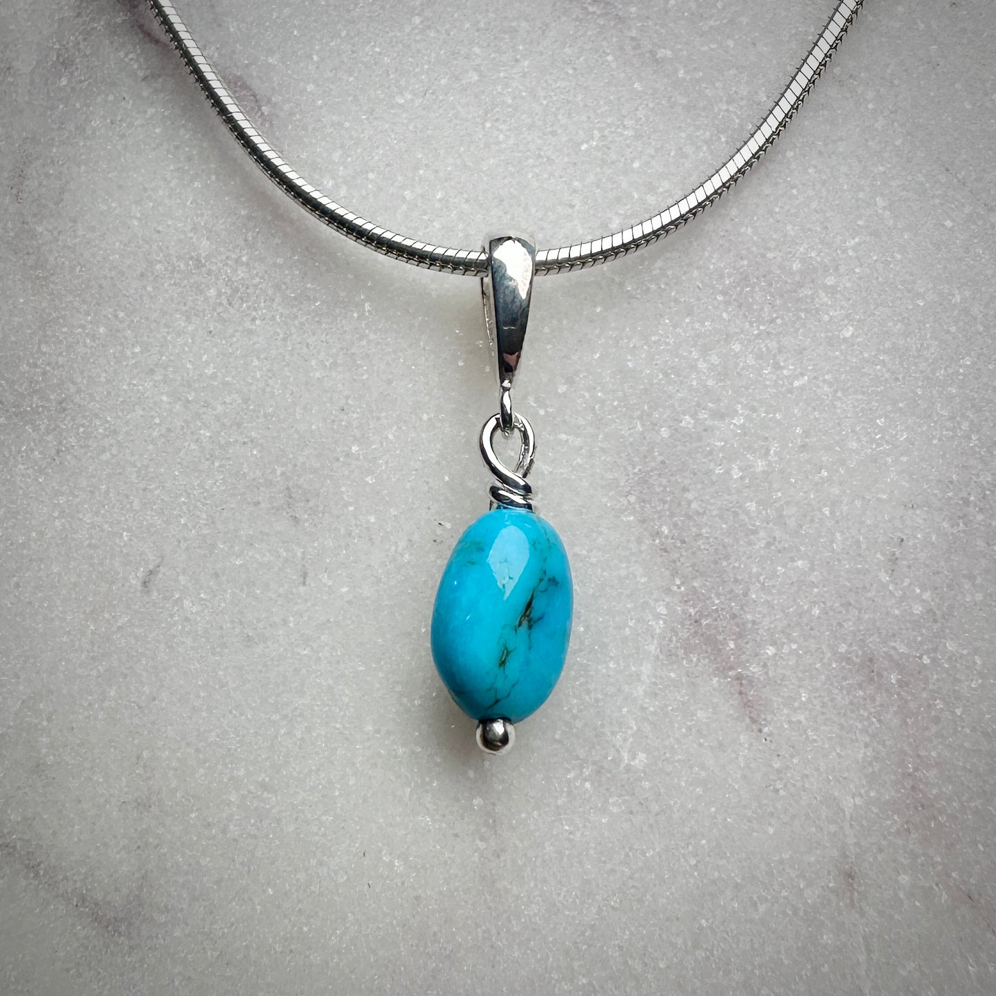 Gemstone Bead Dangle Charms | Sterling Silver