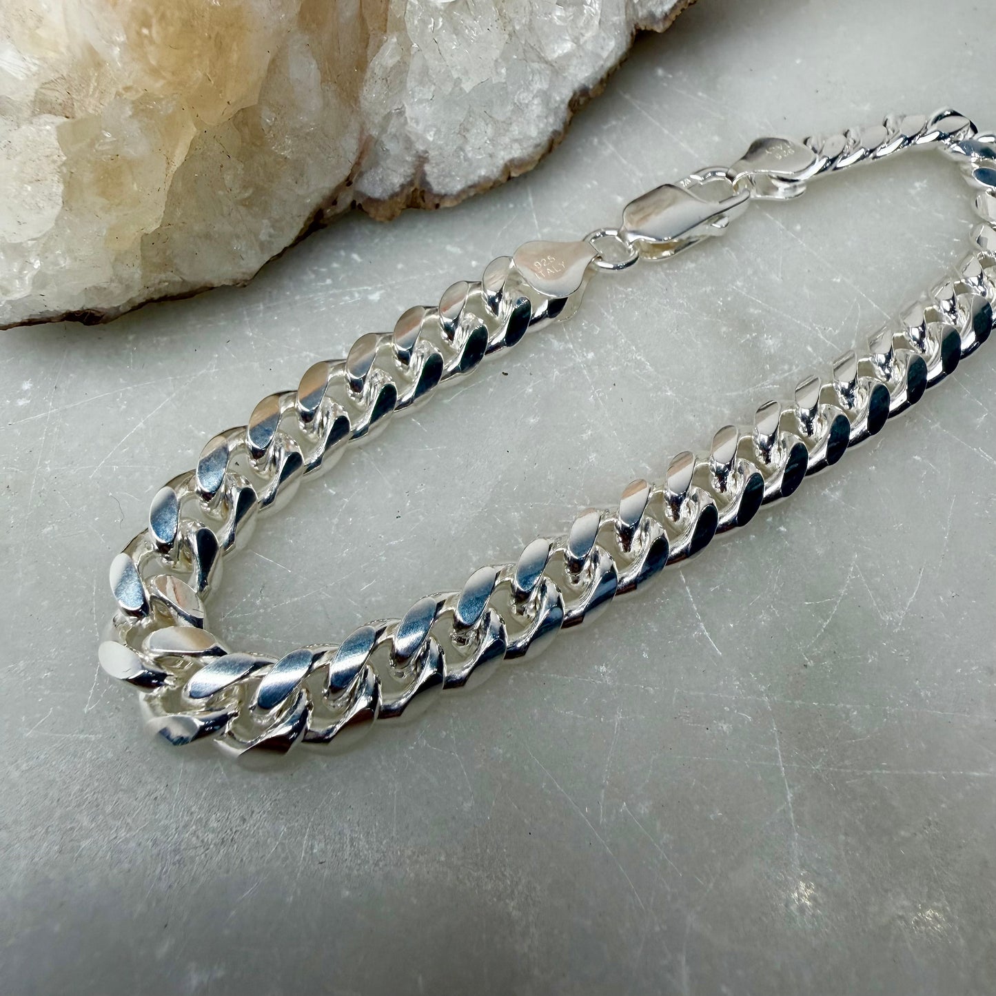 Cuban Link Bracelet | Sterling Silver