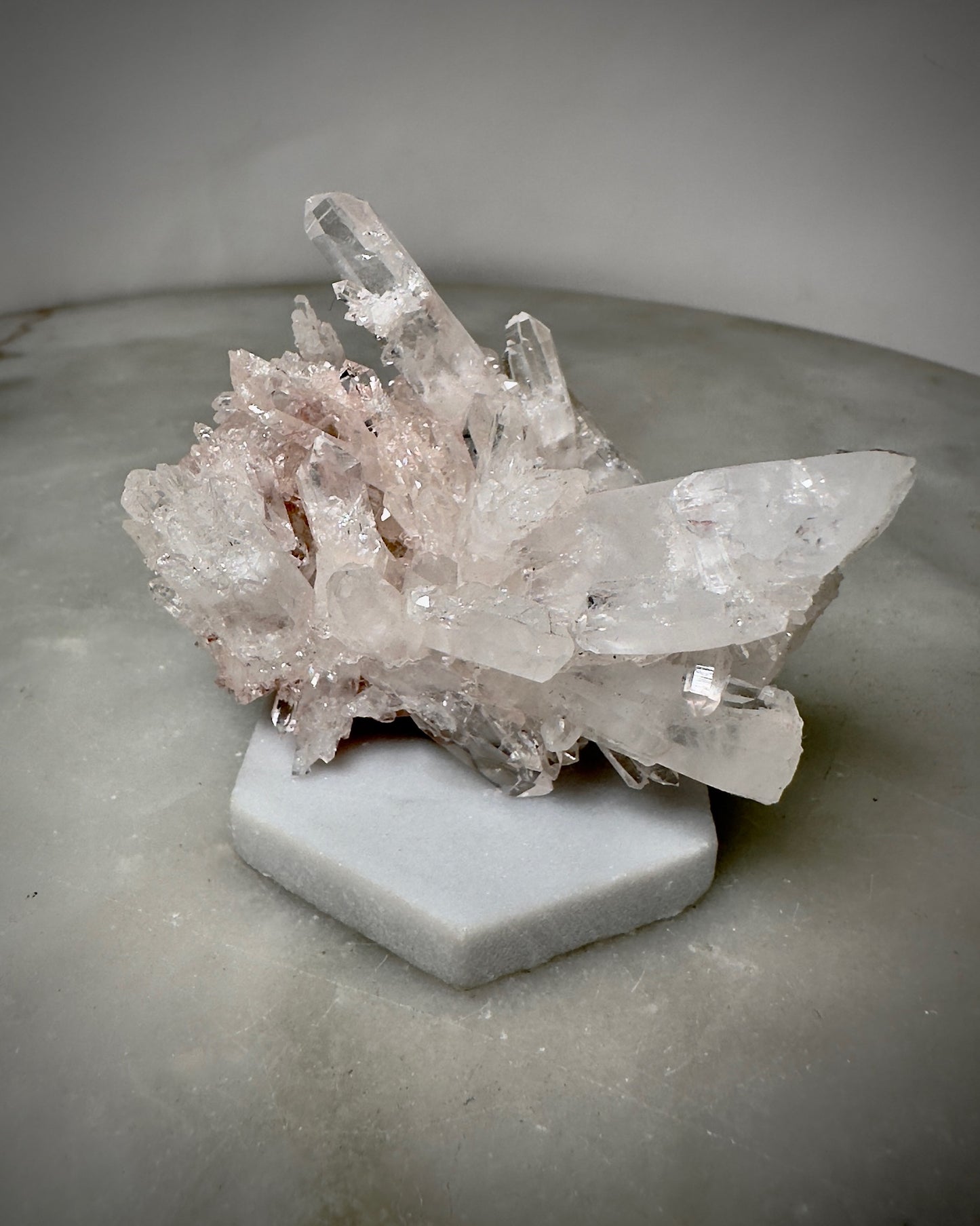 Pink Lemurian Quartz (Large Cluster)