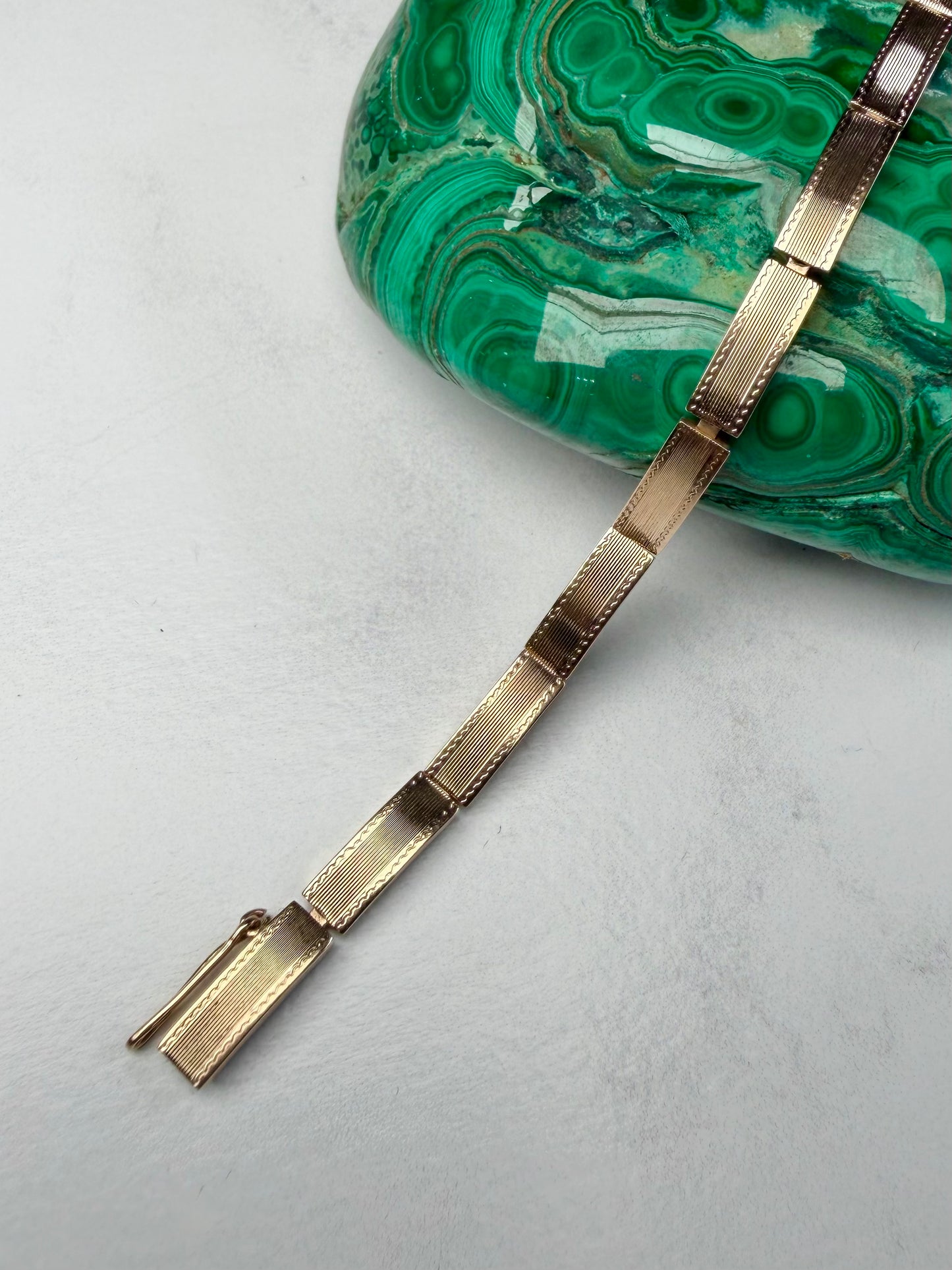 Rose Gold Link Bracelet | 10k Gold | LUX FORGE Legacy Collection