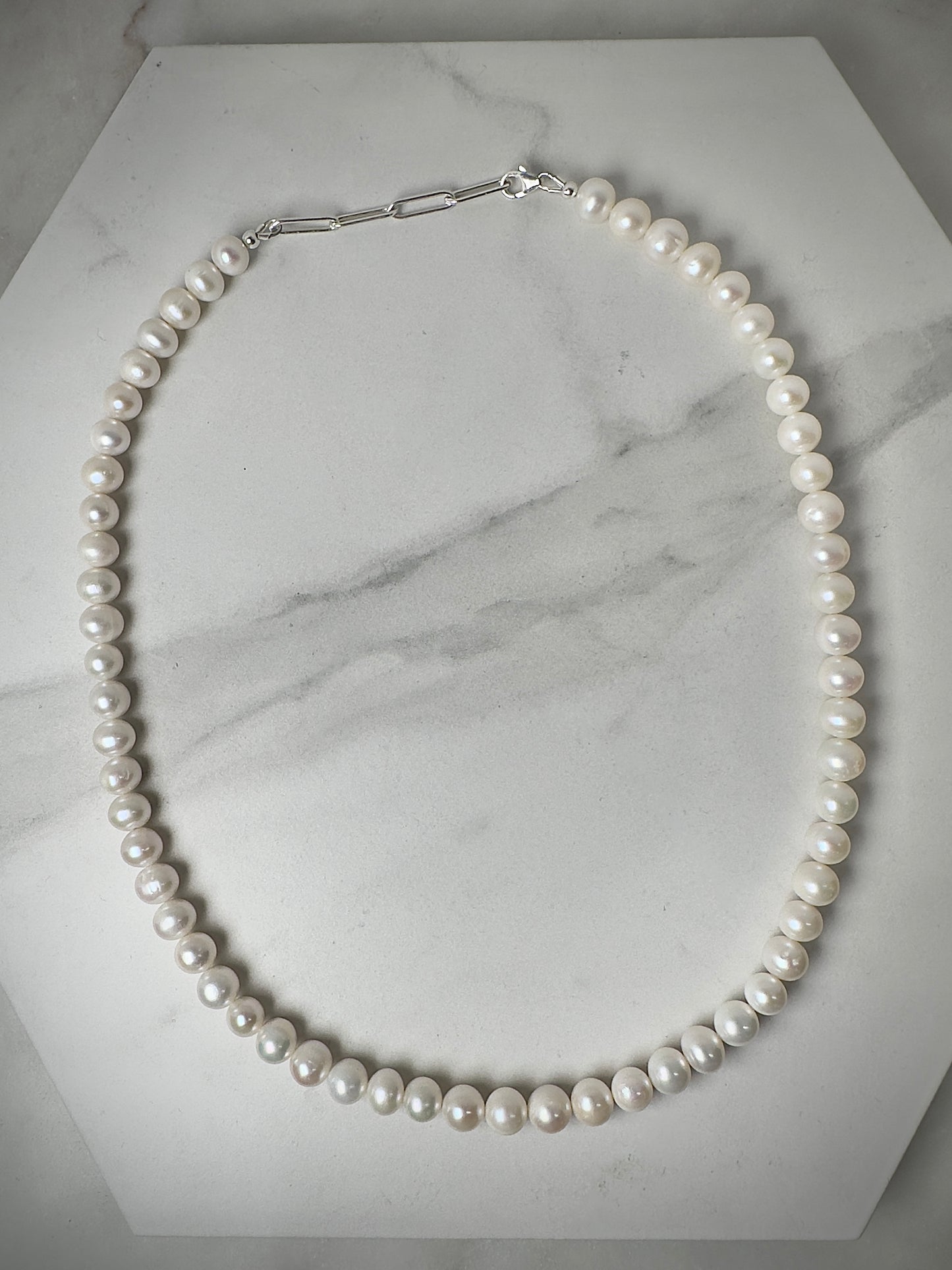 Adjustable Freshwater Pearl Necklace
