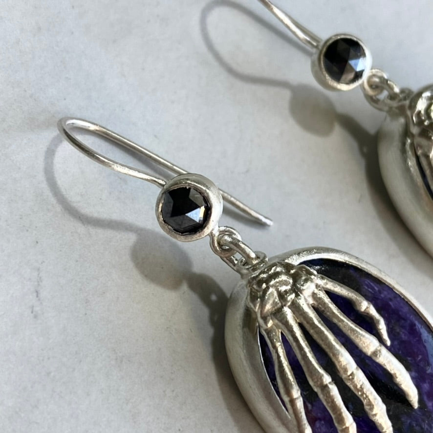 Skeleton Hand Earrings