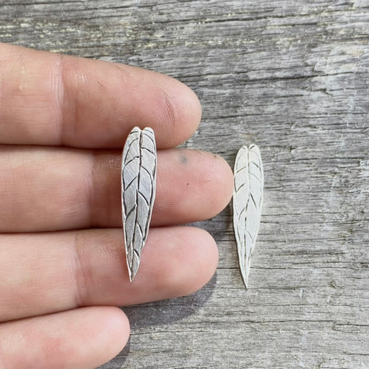 Anthurium Warocqueanum Stud Earrings | Sterling Silver