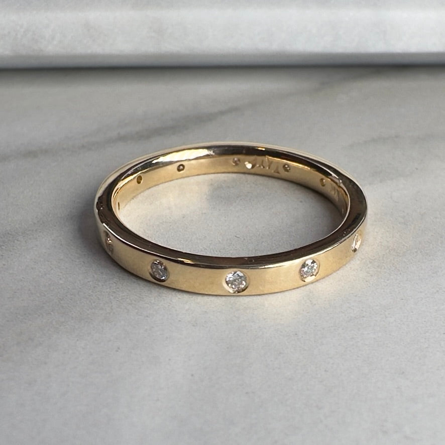 Eternity Band in 14k Yellow gold