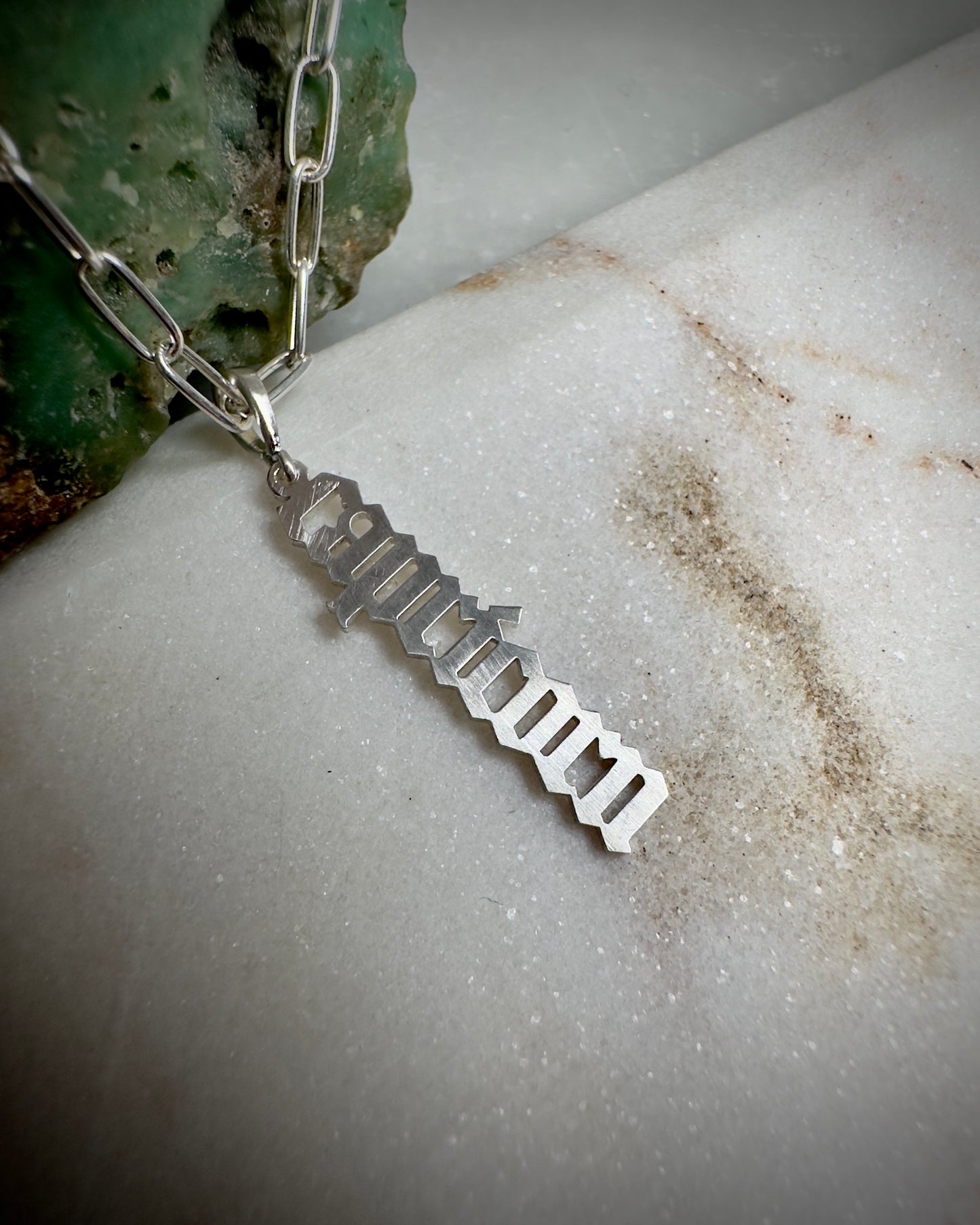 Gothic Zodiac Charms in Sterling Silver