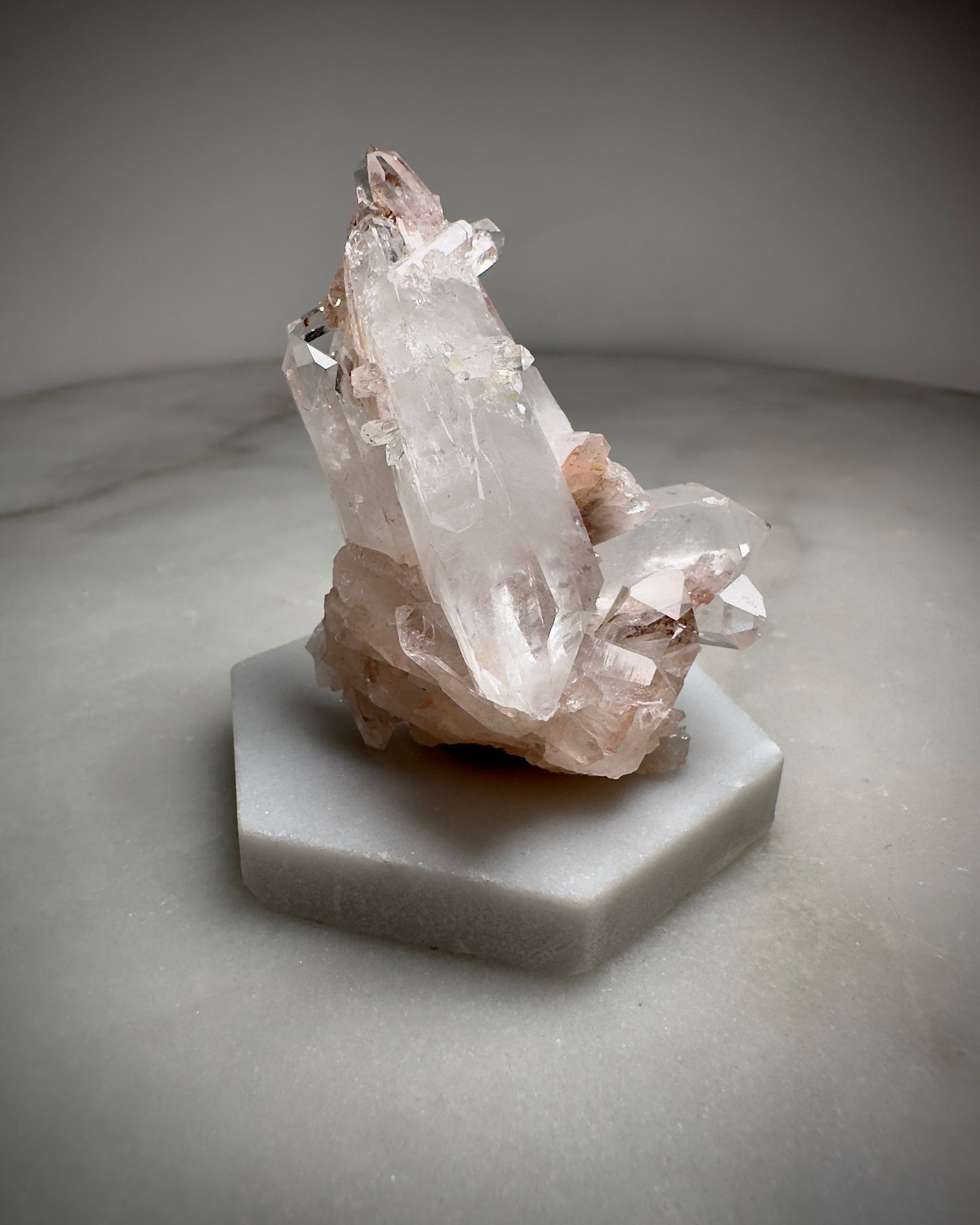 Pink Lemurian Quartz (Small Cluster)