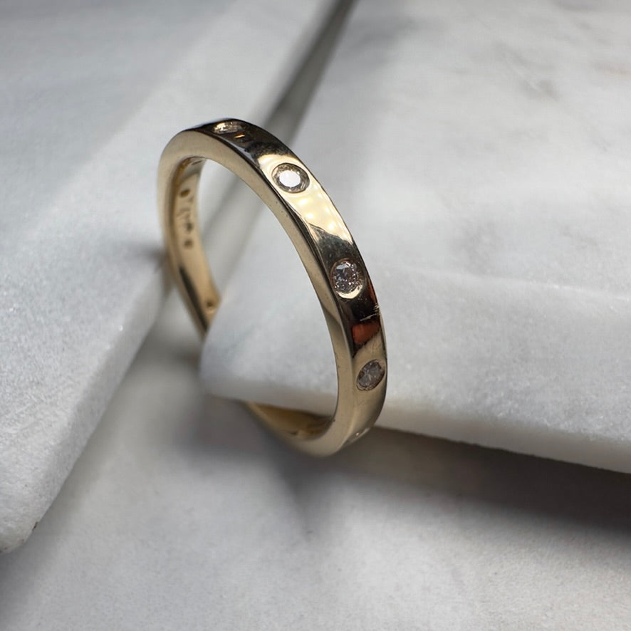 Eternity Band in 14k Yellow gold
