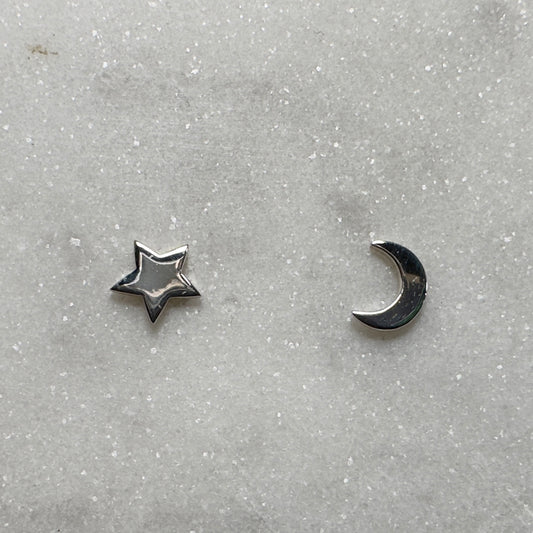 Celestial Studs | Sterling Silver