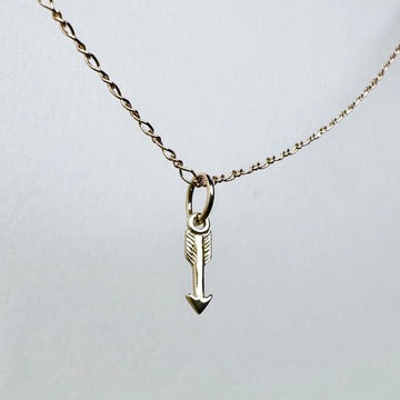 Arrow Charm | 14k Yellow Gold