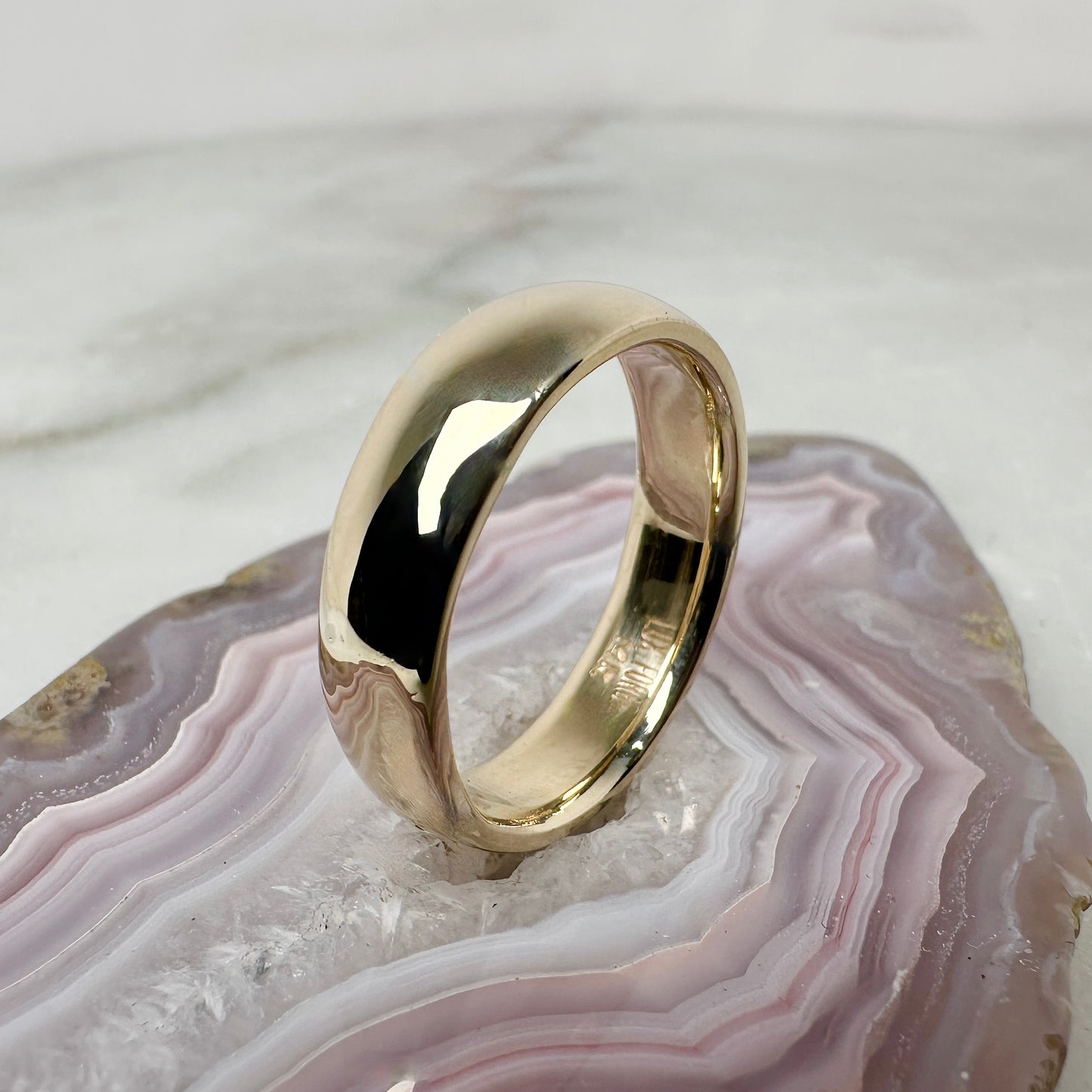 Classic Polished Band | 14k Yellow Gold