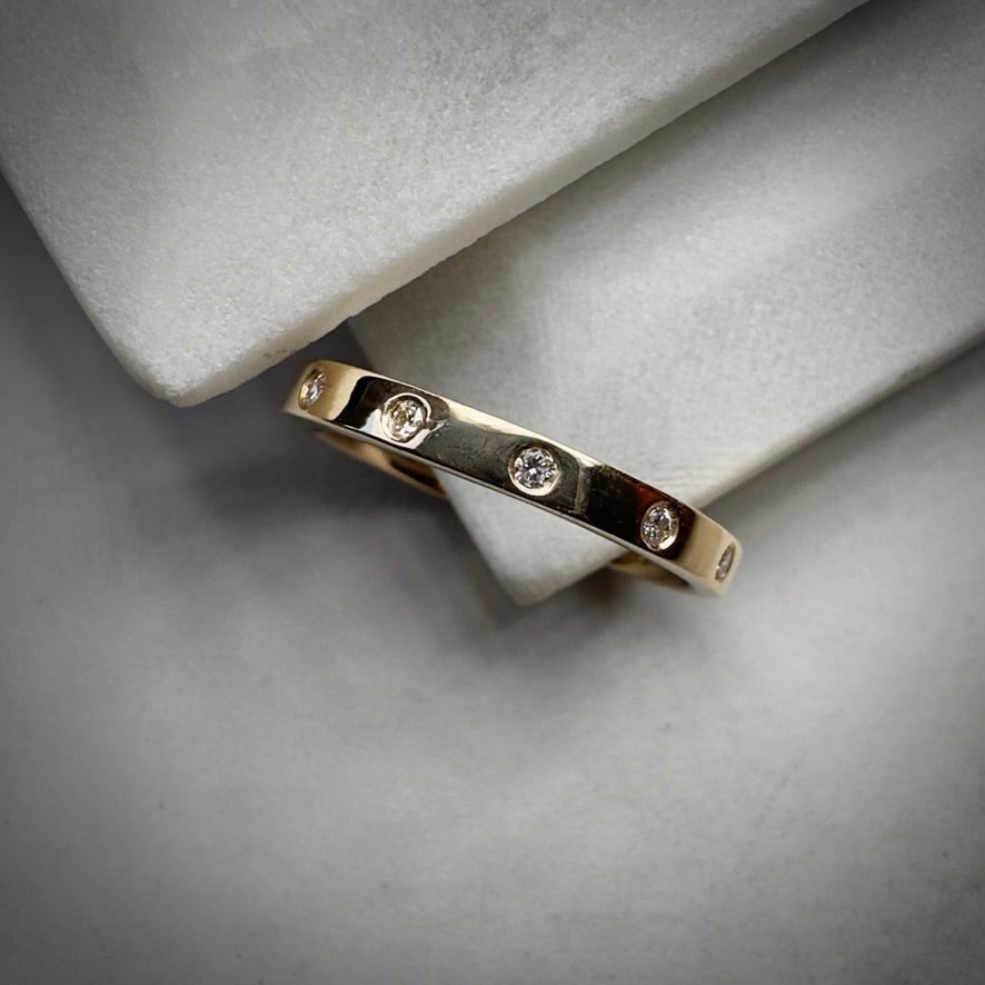 Eternity Band in 14k Yellow gold