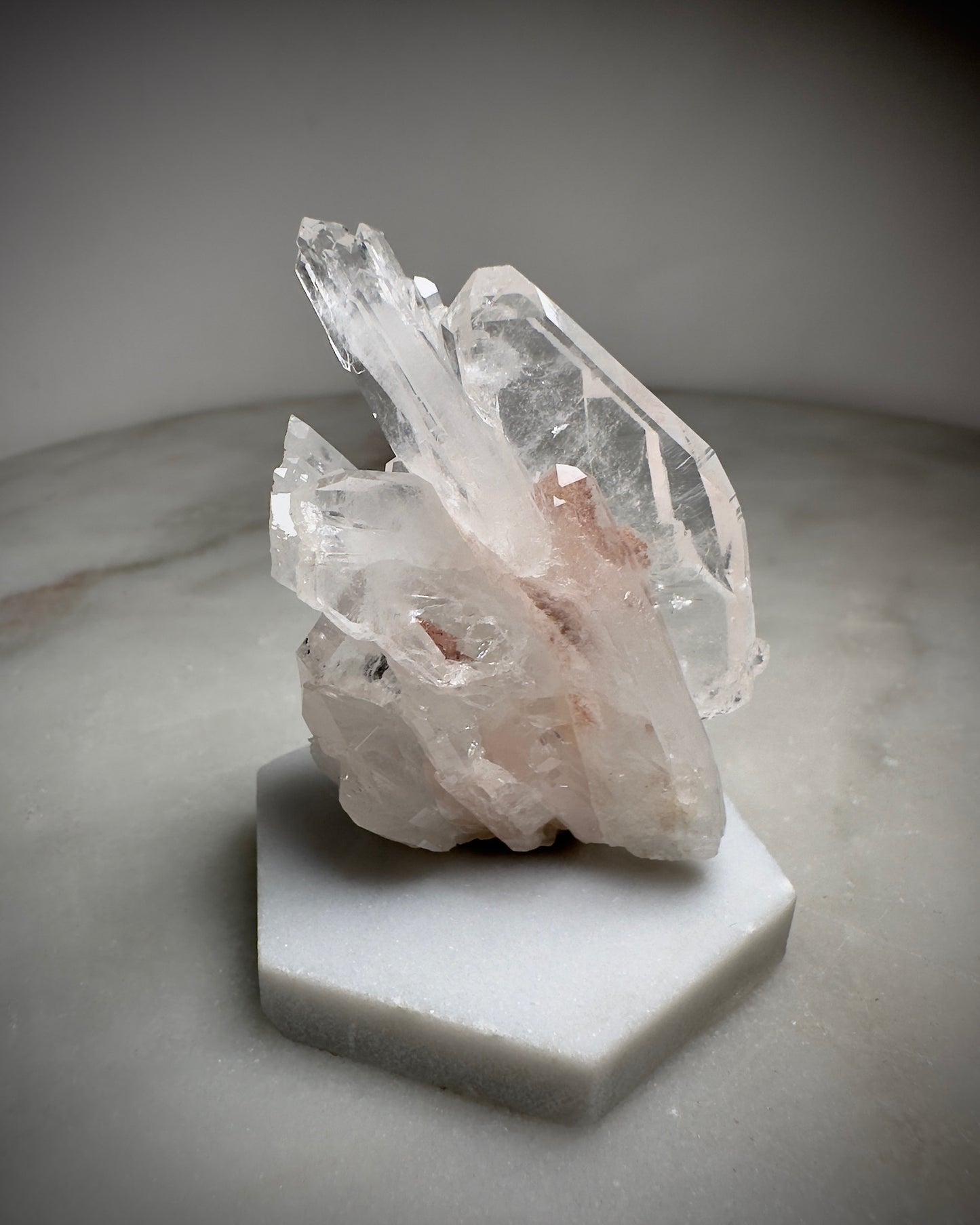 Pink Lemurian Quartz - Faden Formation