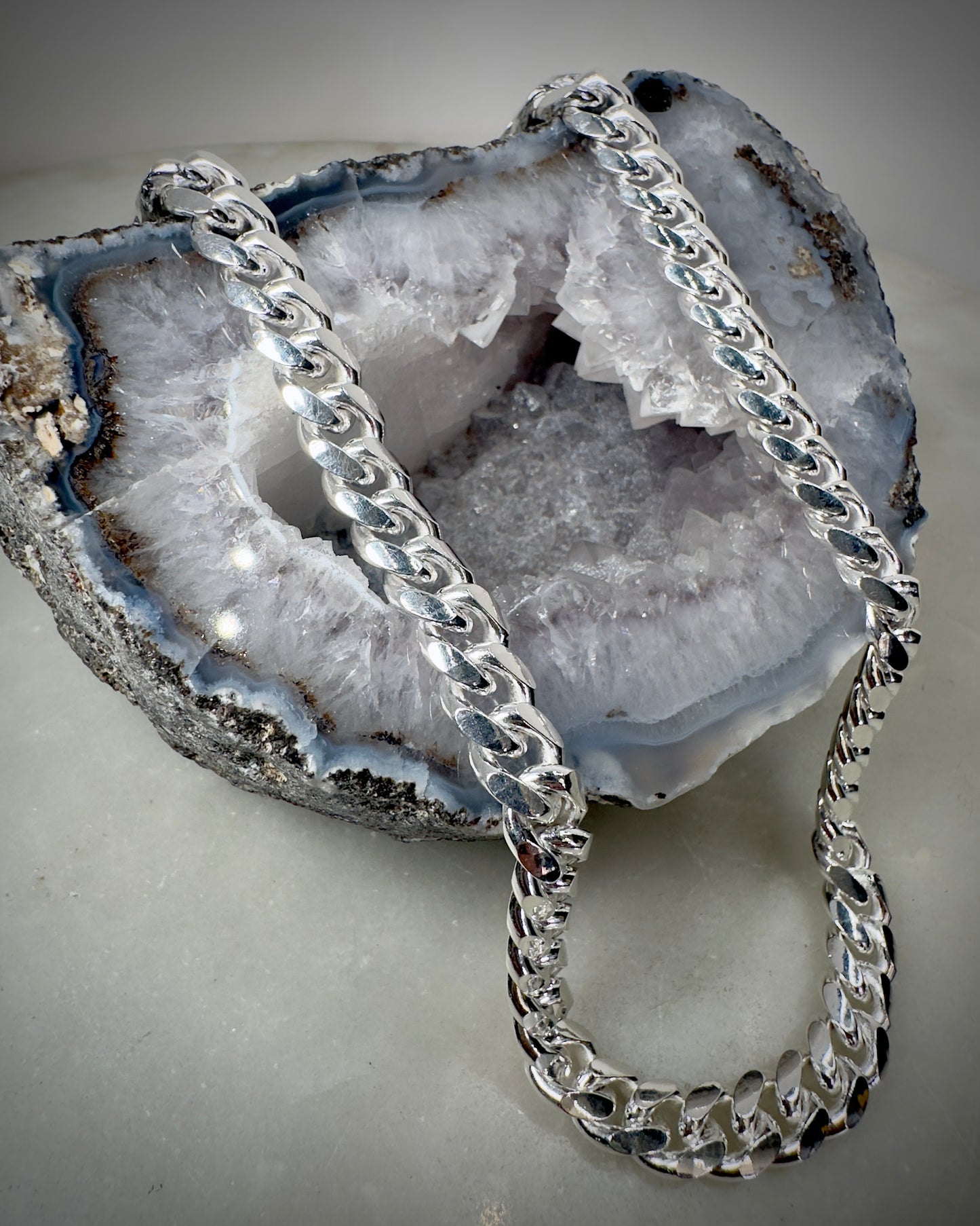 Cuban Chain in Sterling Silver | 8.5mm