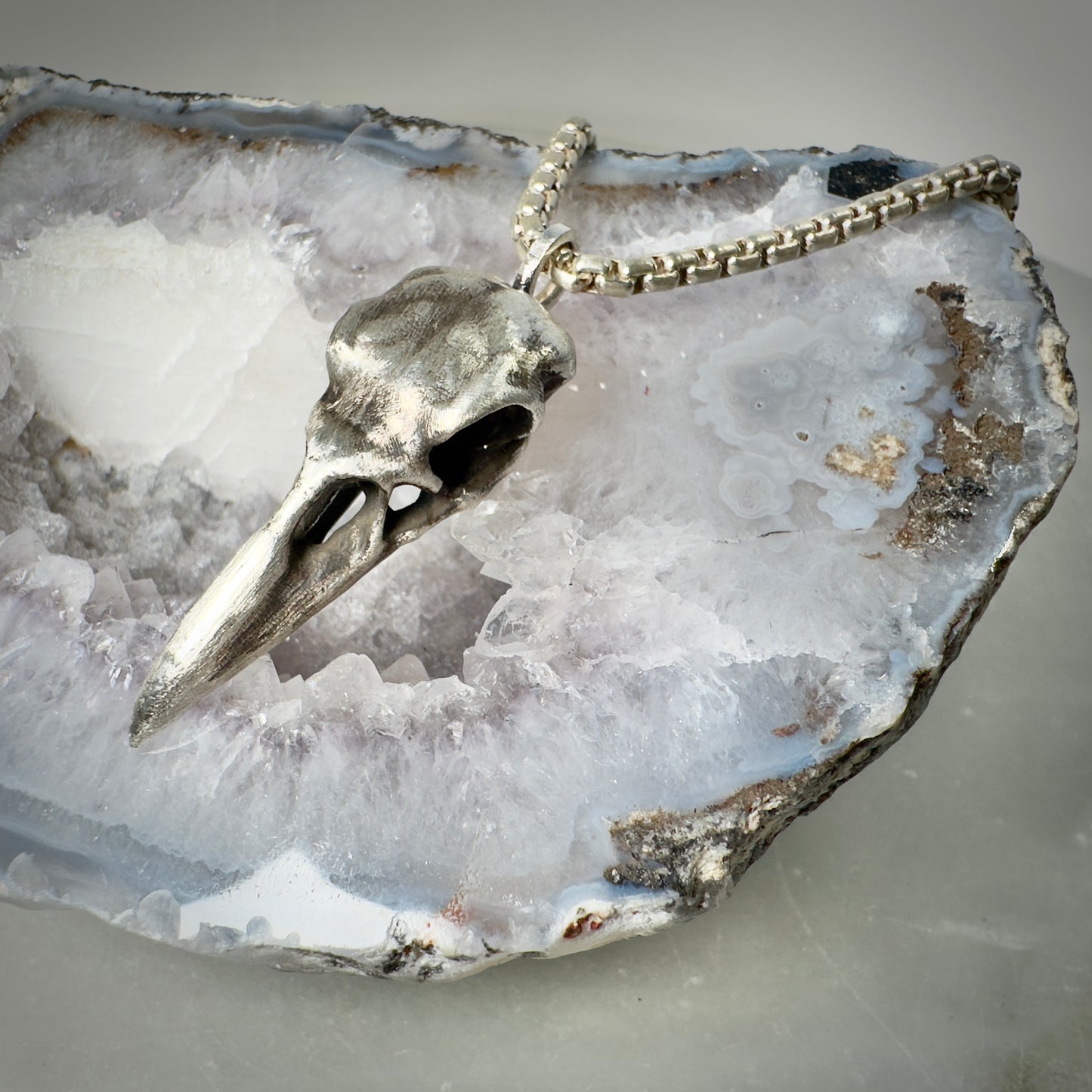 Raven Skull Pendant