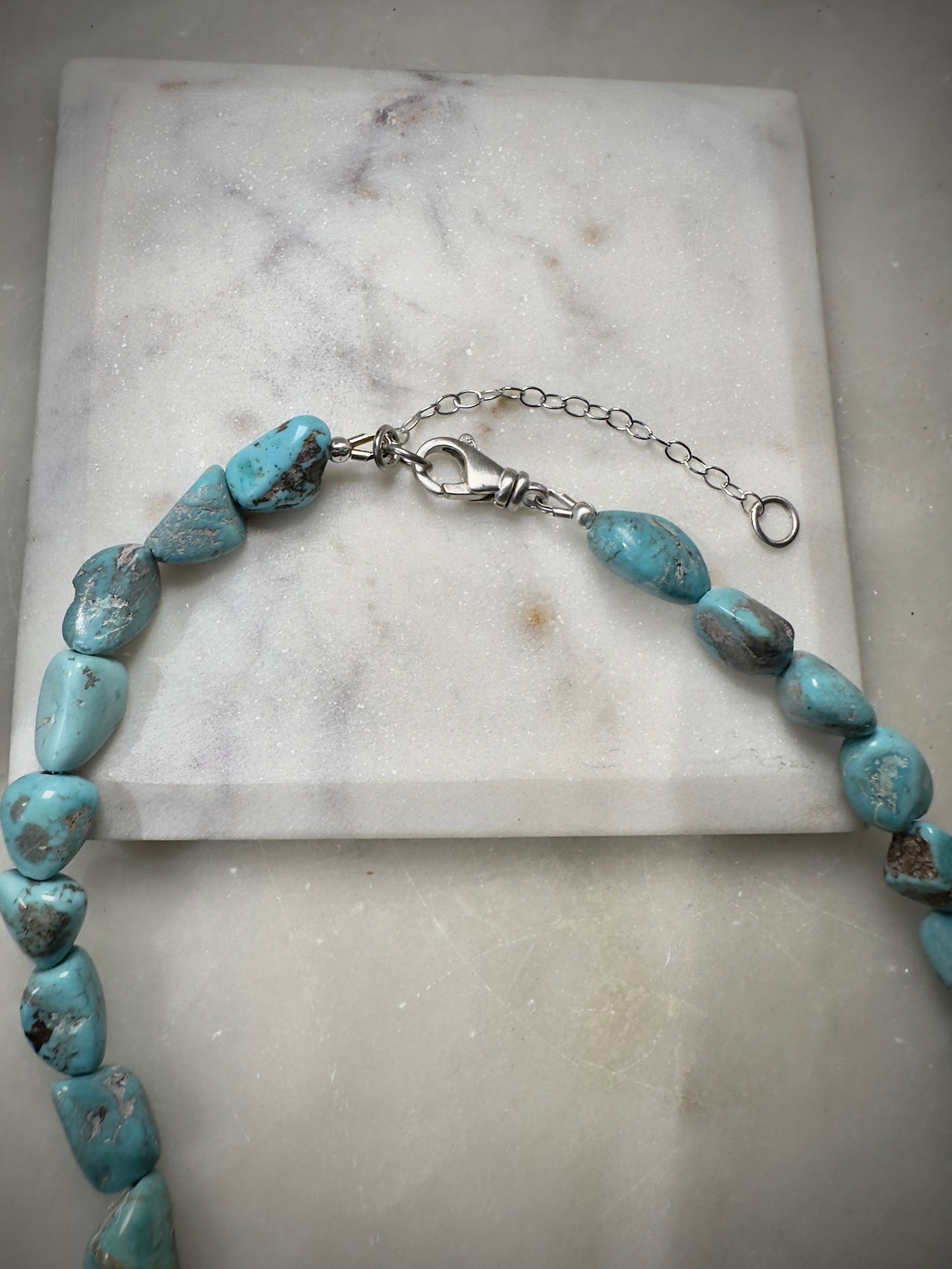 Adjustable Beaded Turquoise Necklace