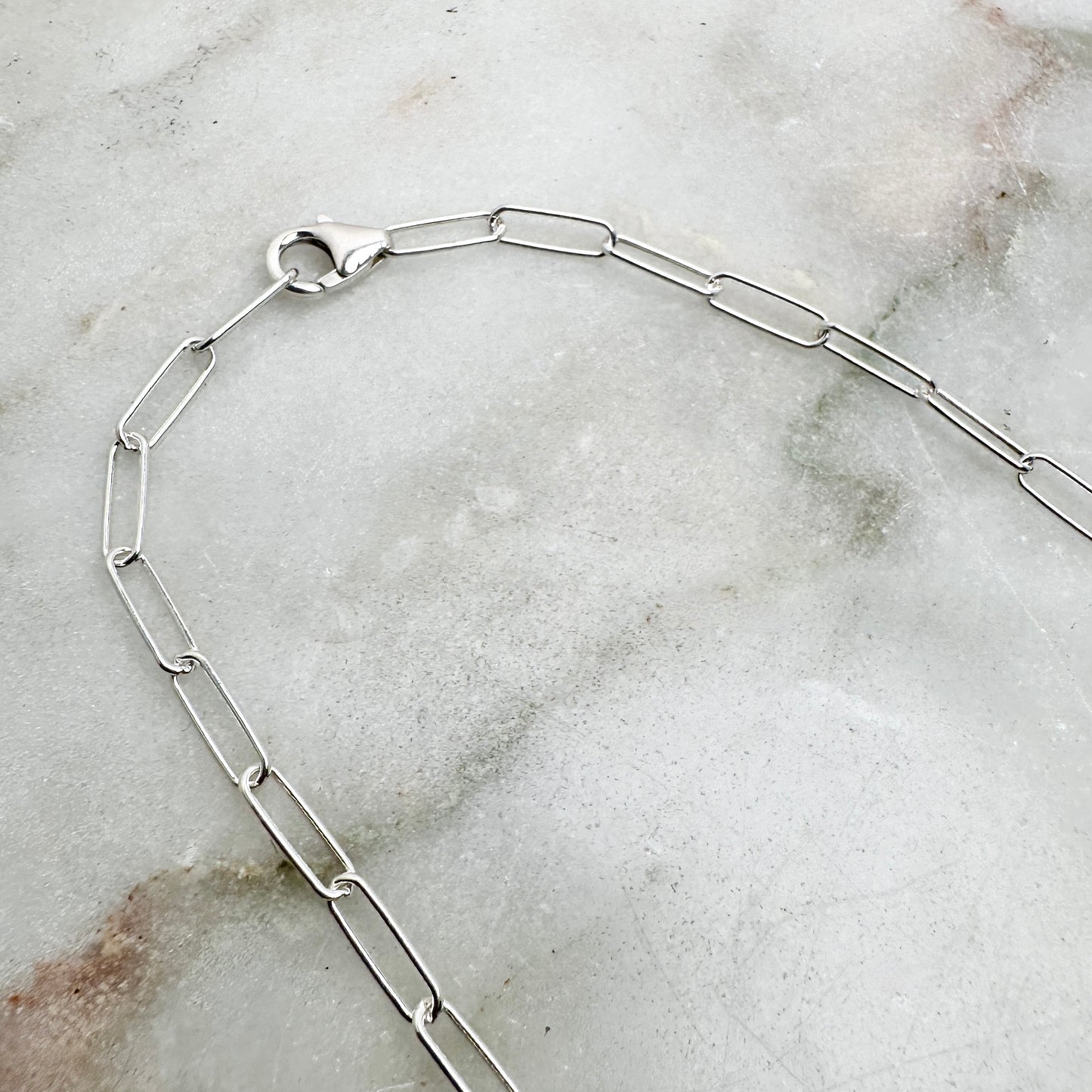 Aquamarine and Kyanite Beaded Necklace | Sterling Silver