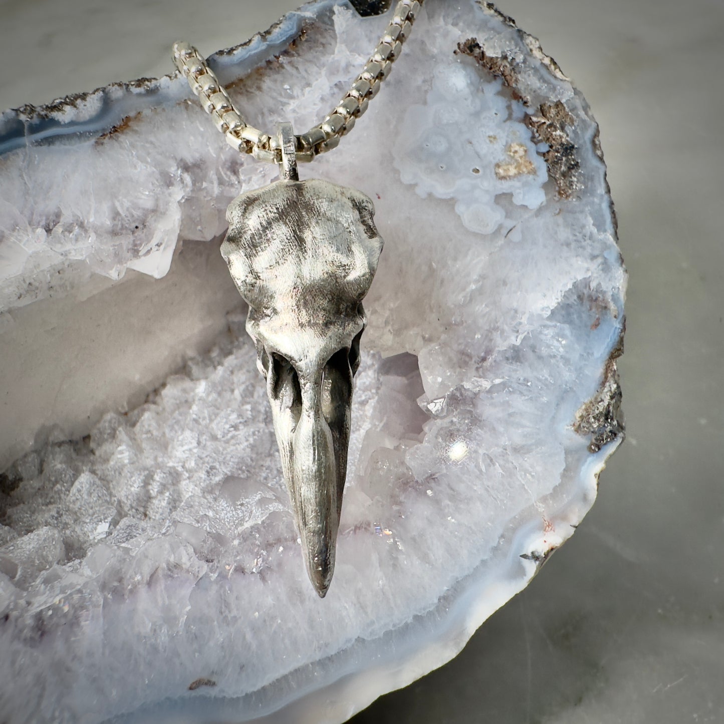 Raven Skull Pendant