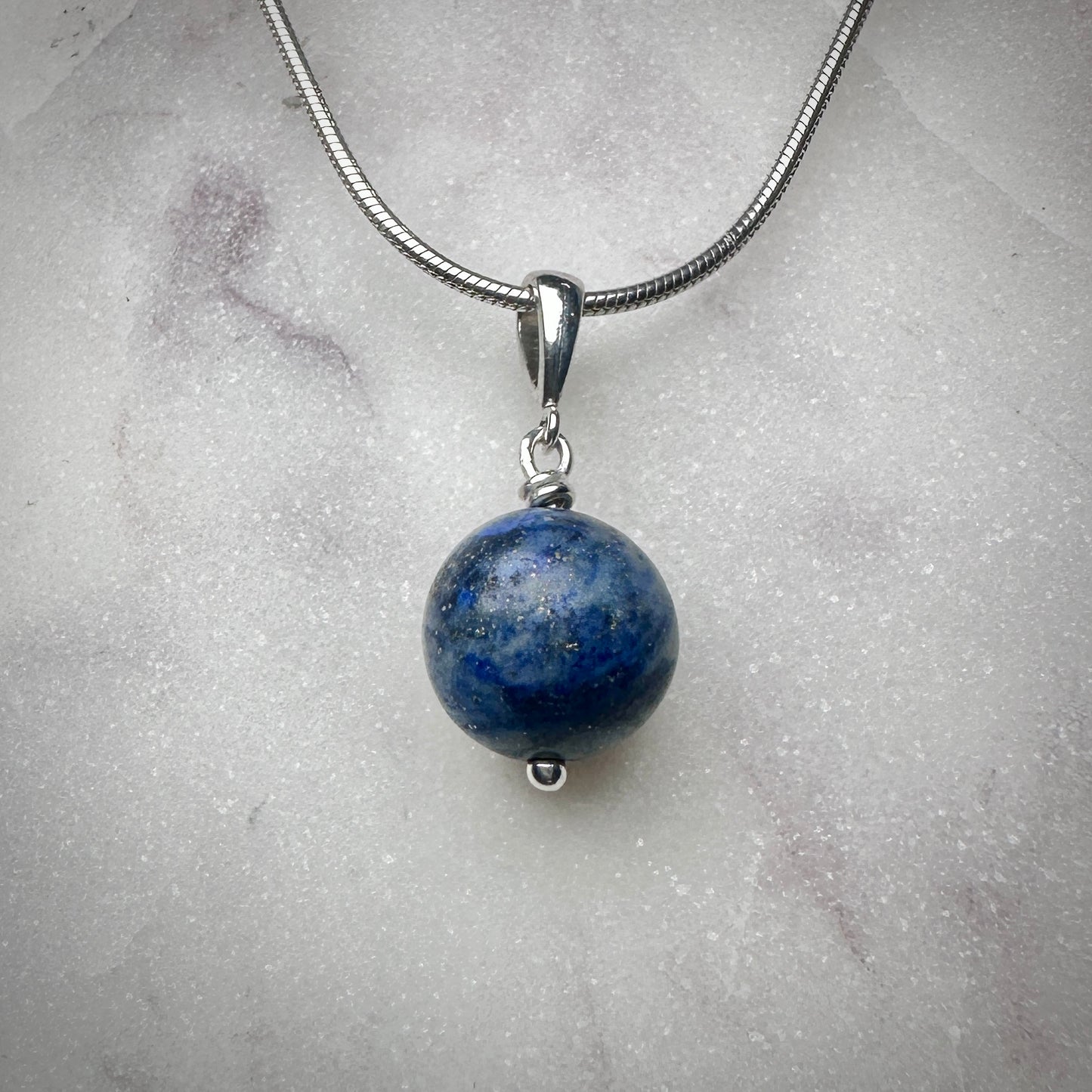 Gemstone Bead Dangle Charms | Sterling Silver