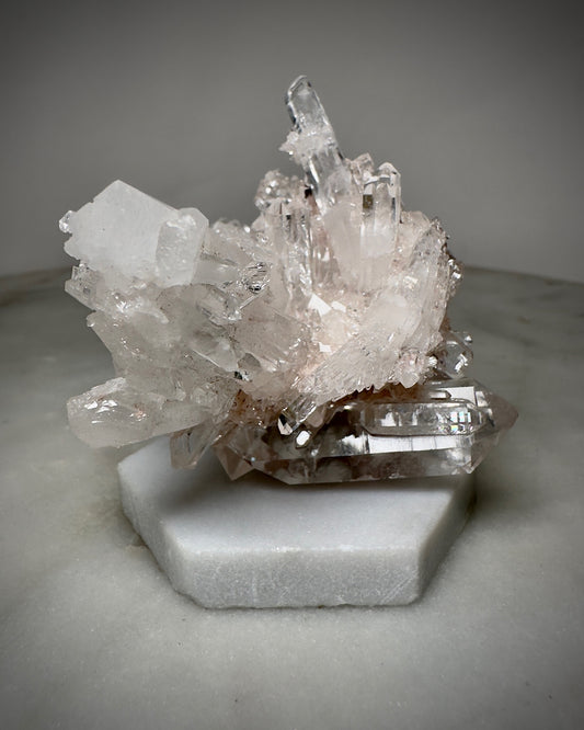 Pink Lemurian Quartz (Large Cluster)
