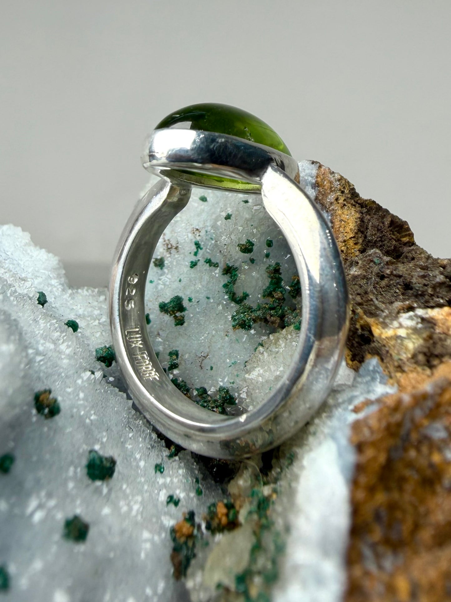 Peridot Statement Ring | Sterling Silver