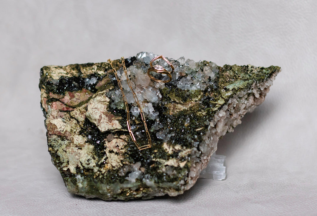 Marquise Diamond Ring | 14k Yellow Gold