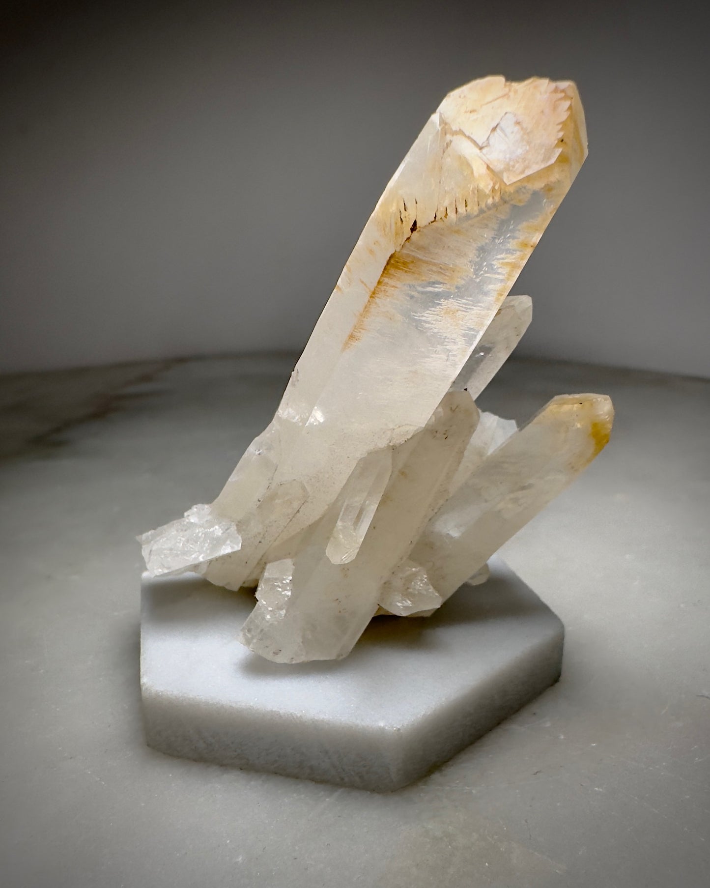Hematoid Quartz 'Golden Healer' Spray Cluster