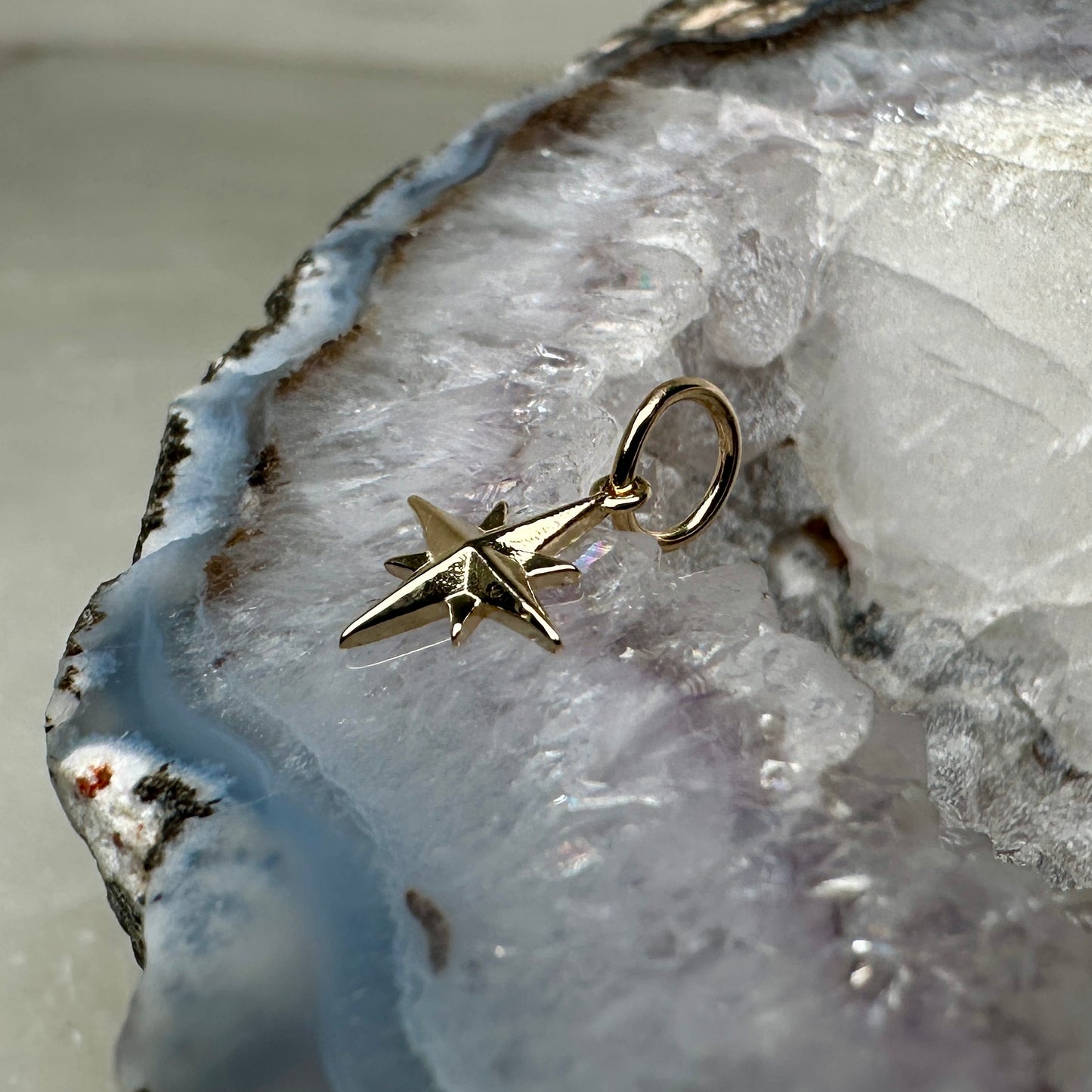 North Star Charm | 14k Yellow Gold