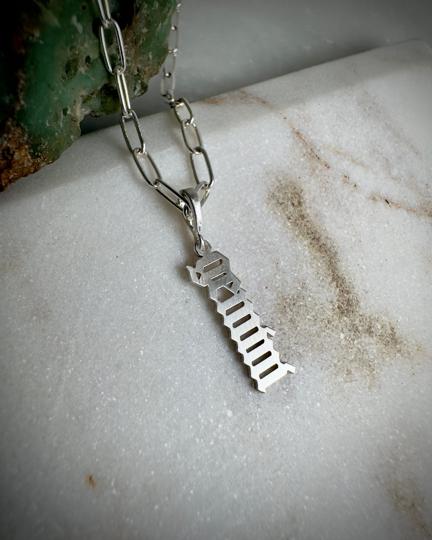 Gothic Zodiac Charms in Sterling Silver